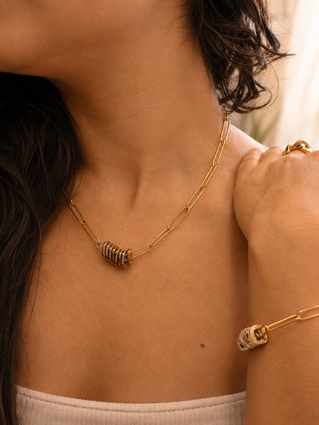 Colar Calenne - Banhado a Ouro 18K