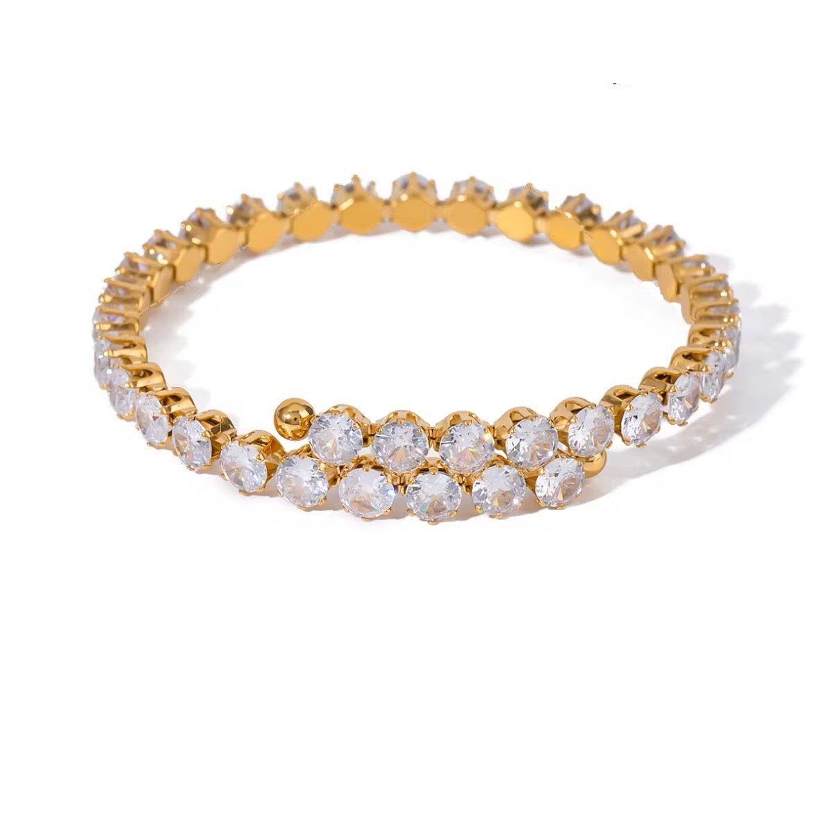 Bracelete Zafiron - Banhado a Ouro 18K