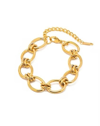 Pulseira Astryvia - Banhada Ouro 18K