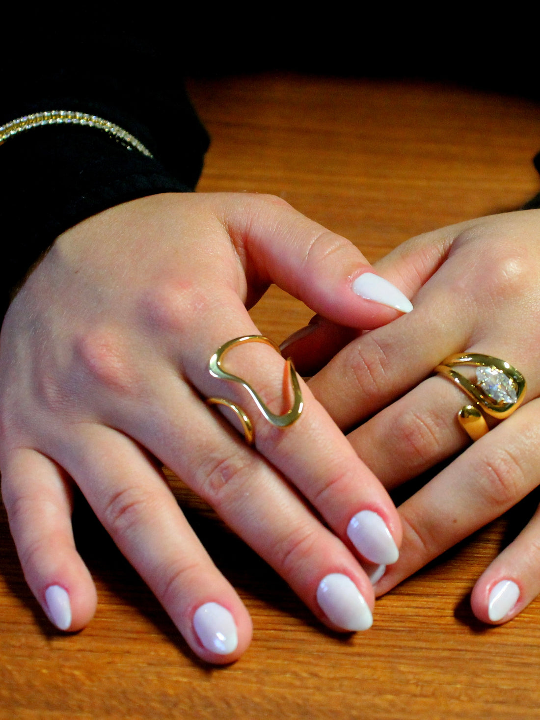 Anel Zeyrion - Banhado a Ouro 18K