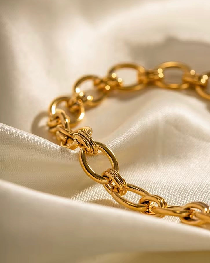 Pulseira Astryvia - Banhada Ouro 18K