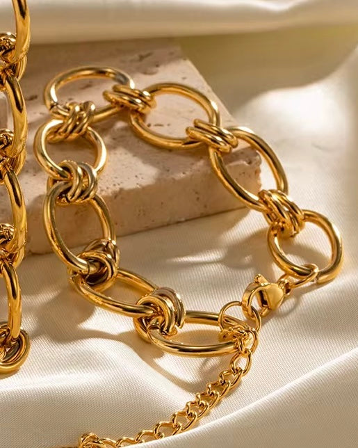 Pulseira Astryvia - Banhada Ouro 18K