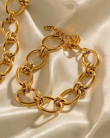 Pulseira Astryvia - Banhada Ouro 18K
