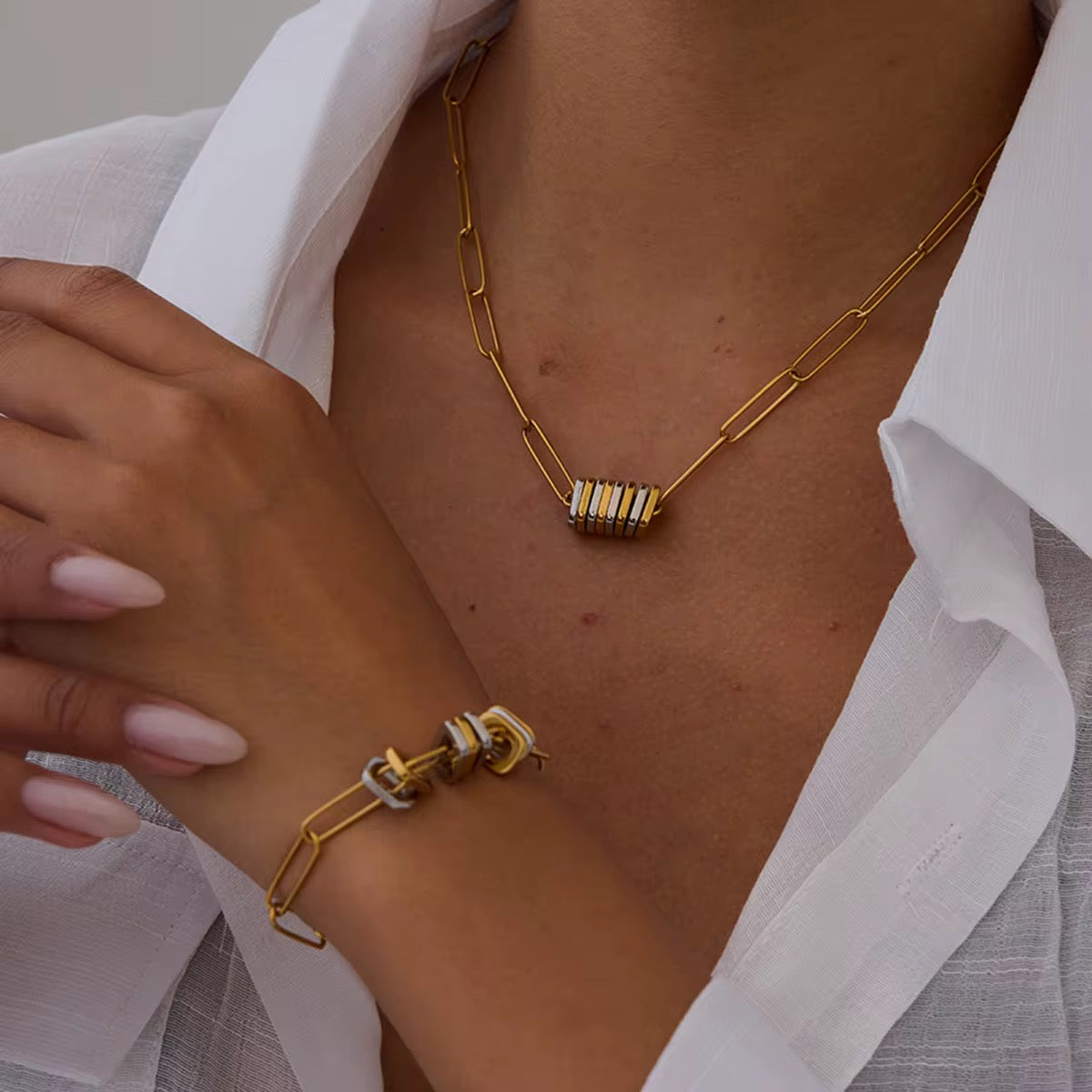 Colar Calenne - Banhado a Ouro 18K