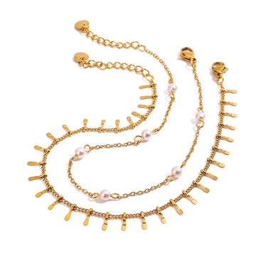 Tornozeleira Lumira - Banhada a Ouro 18K