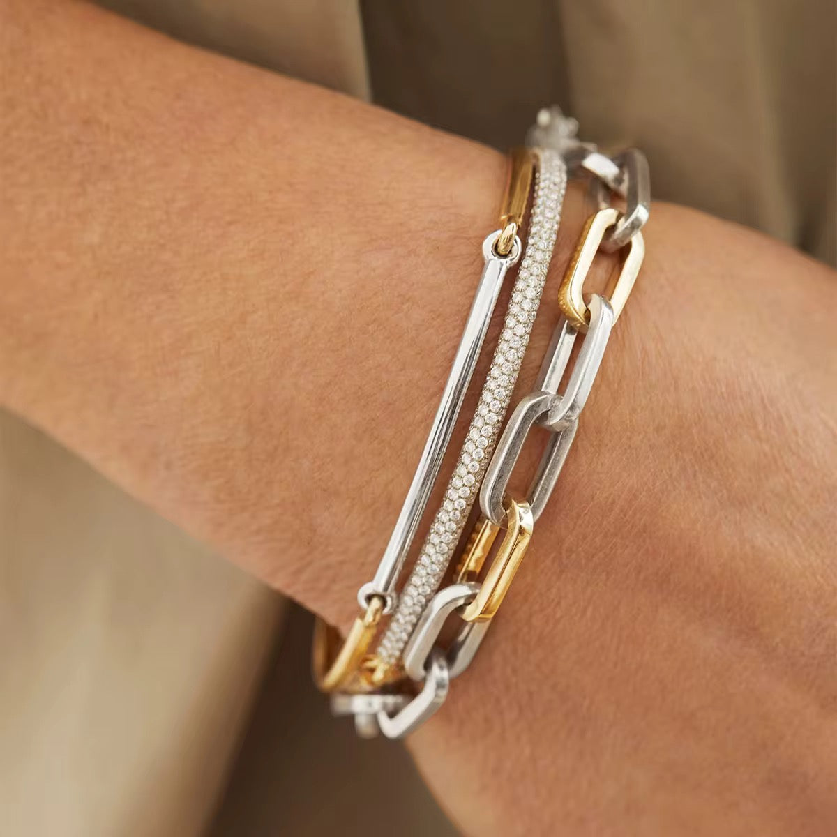 Pulseira Cylara - Banhada a Ouro 18K
