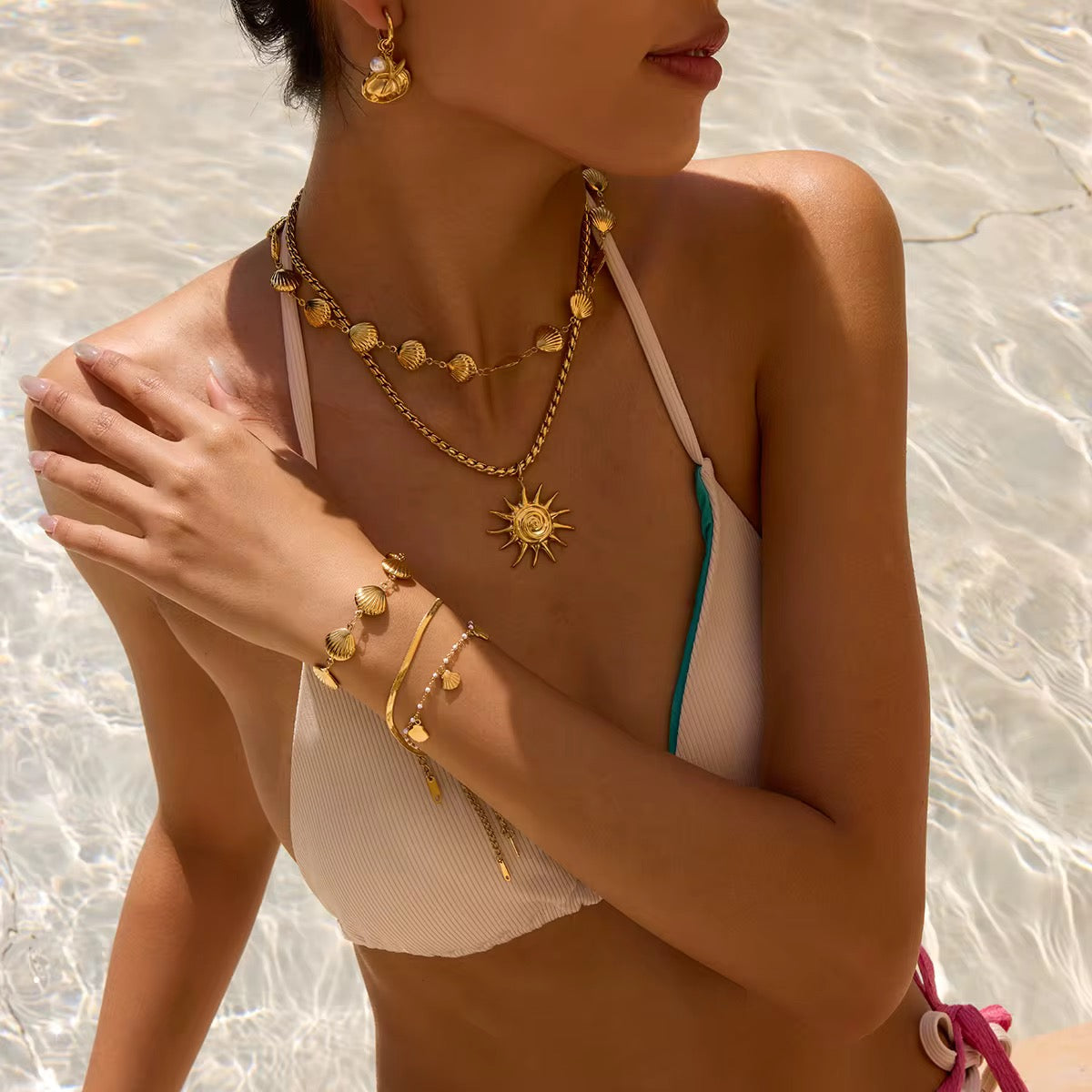 Colar Solyra - Banhado a Ouro 18K