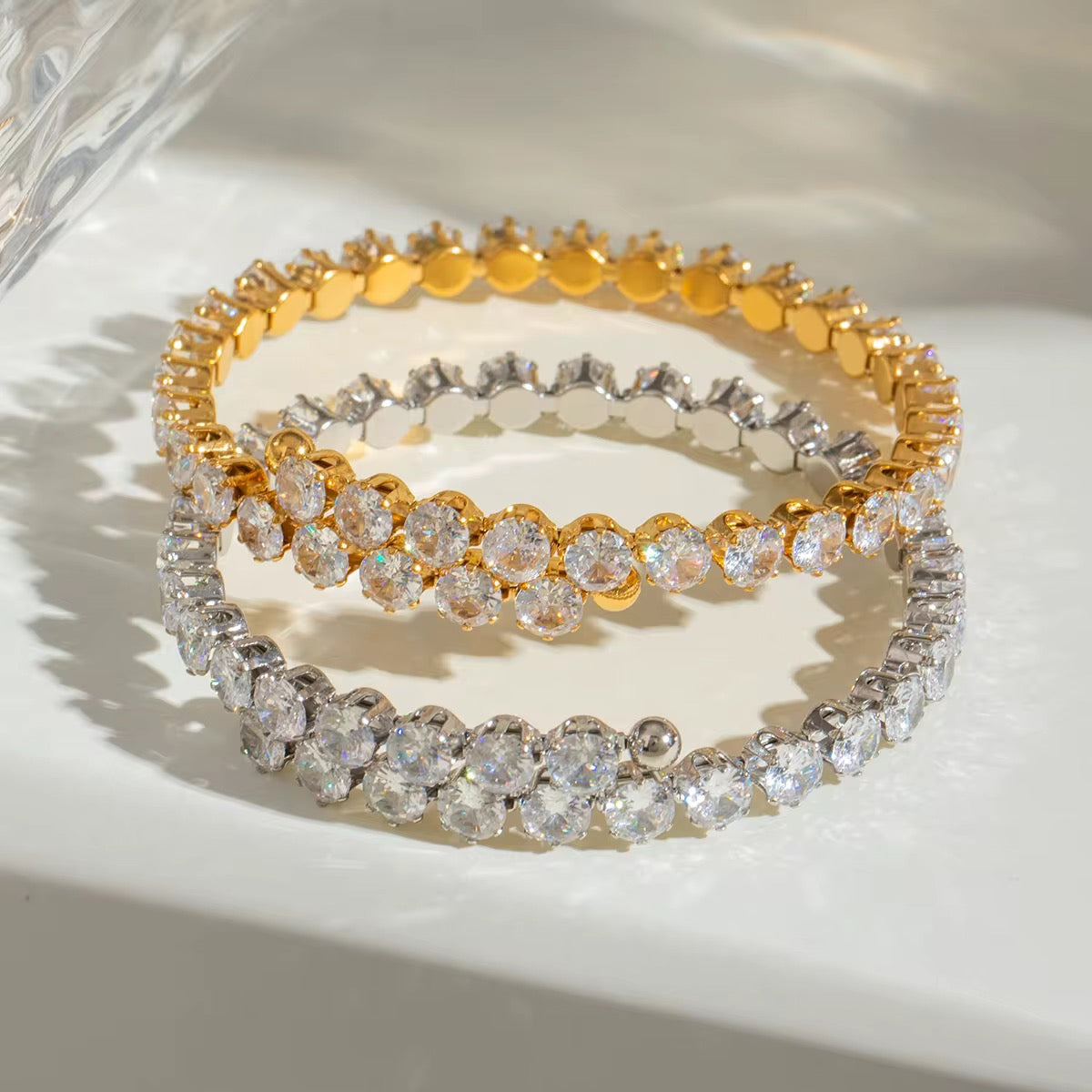 Bracelete Zafiron - Banhado a Ouro 18K