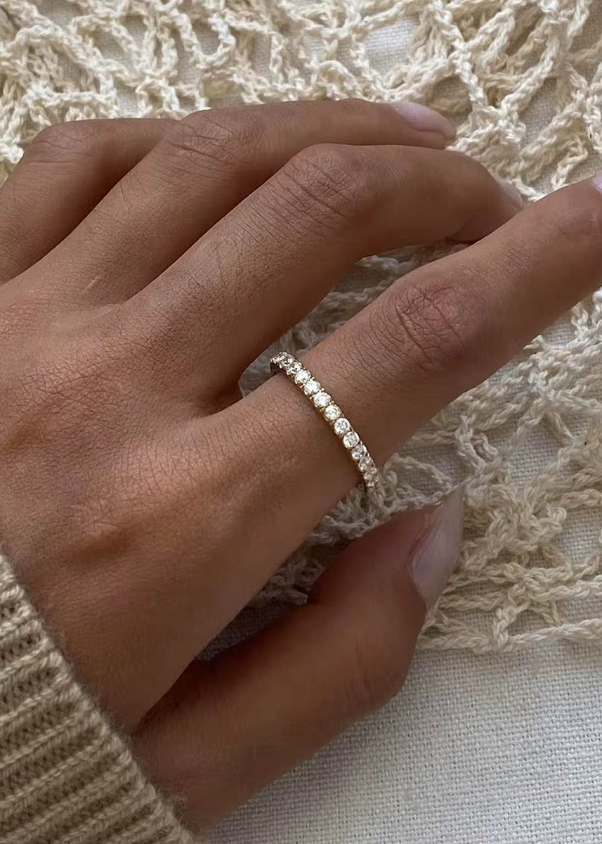 Anel Altherra - Banhado a Ouro 18K