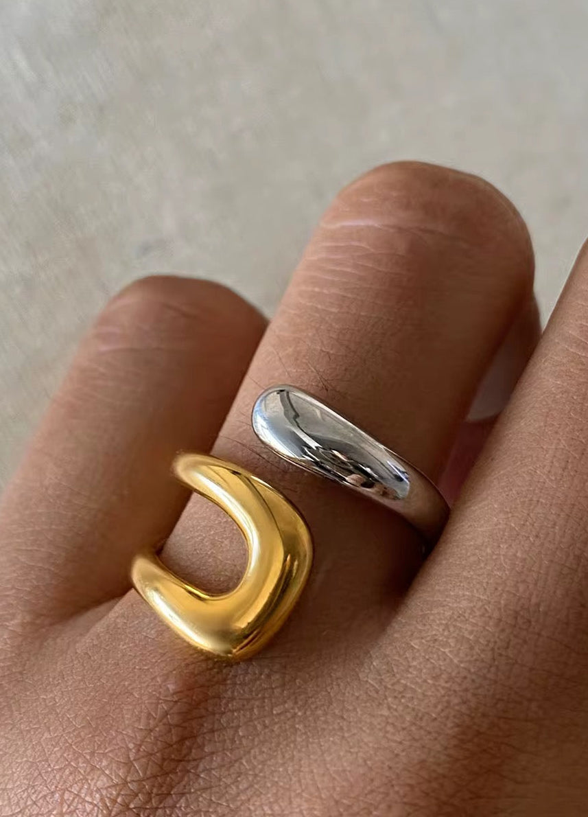 Anel Eryvon - Banhado a Ouro 18K