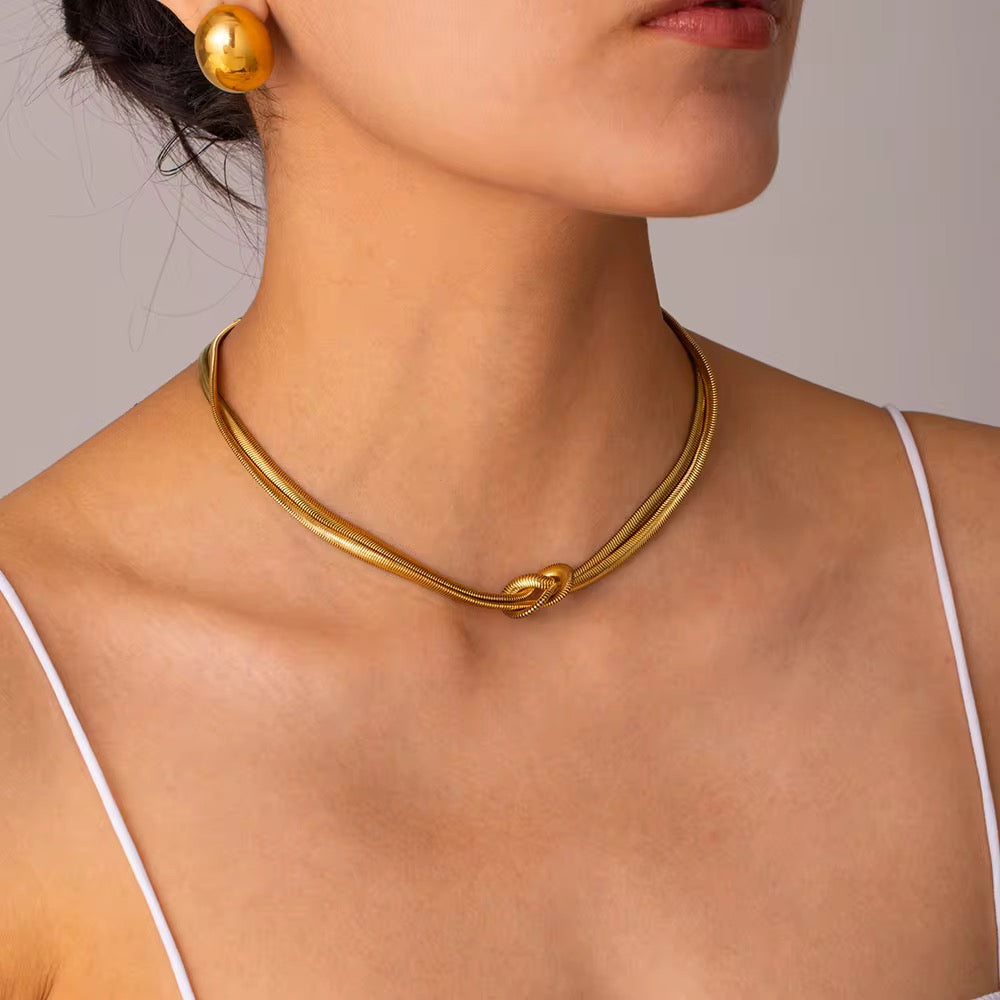 Colar Aerionis - Banhado a Ouro 18K