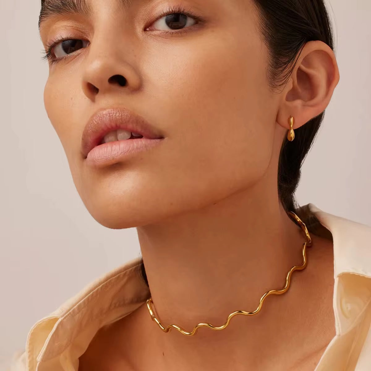 Colar Valtorya - Banhado a Ouro 18K