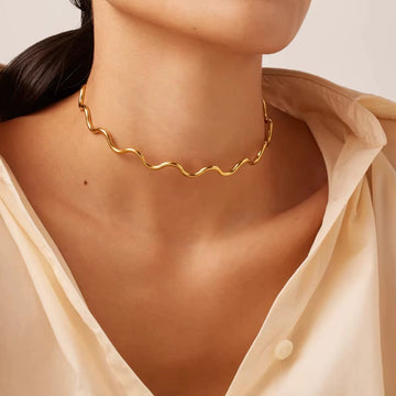 Colar Valtorya - Banhado a Ouro 18K