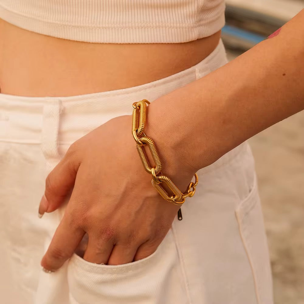 Pulseira Solynor - Banhada a Ouro 18K