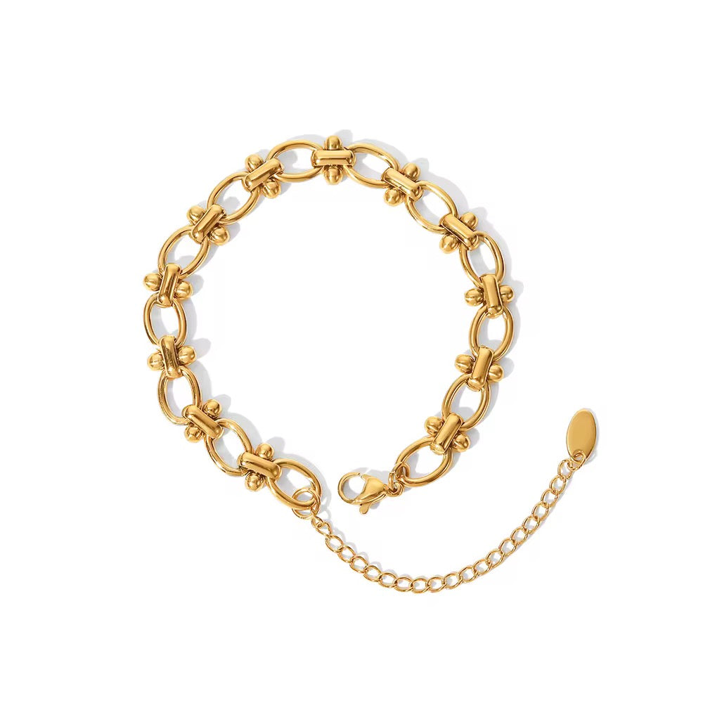 Pulseira Velnoria - Banhado a Ouro 18K