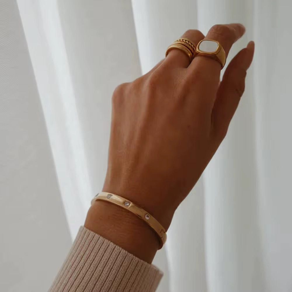 Bracelete Elyxora - Banhado a Ouro 18K