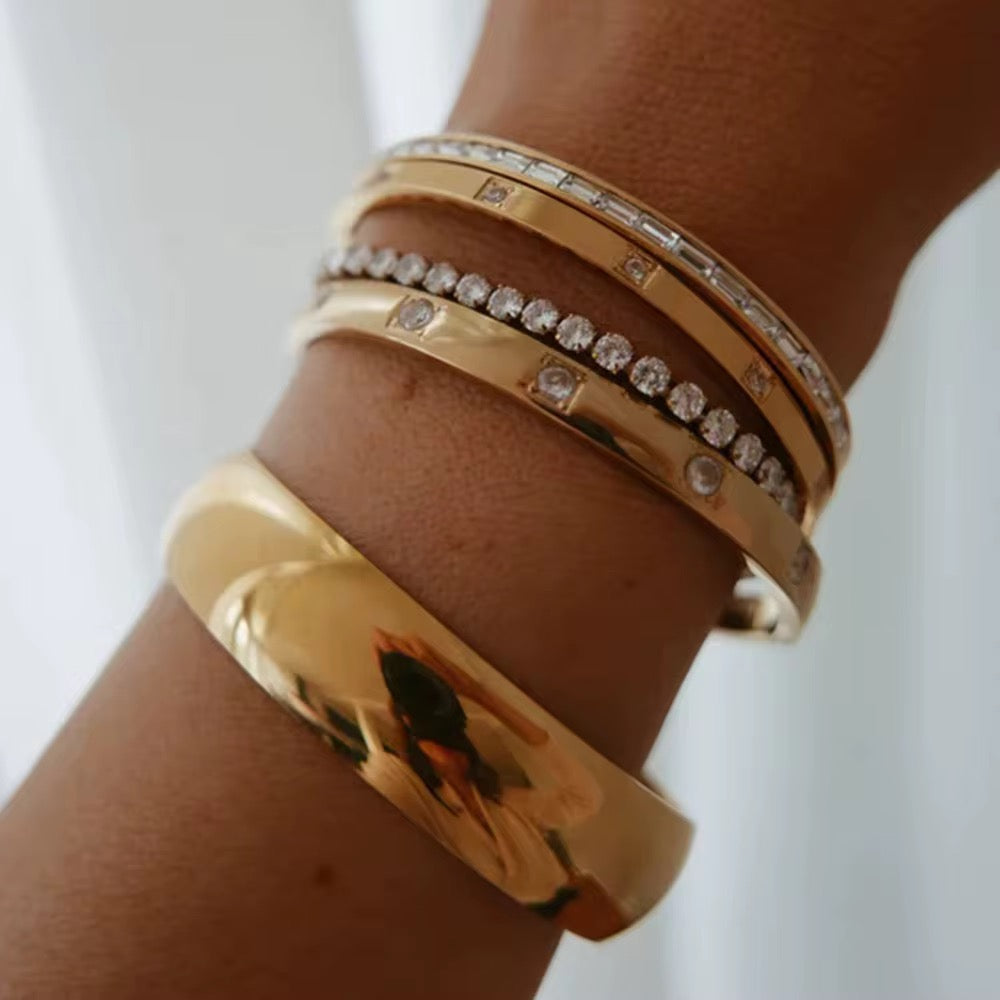 Bracelete Elyxora - Banhado a Ouro 18K