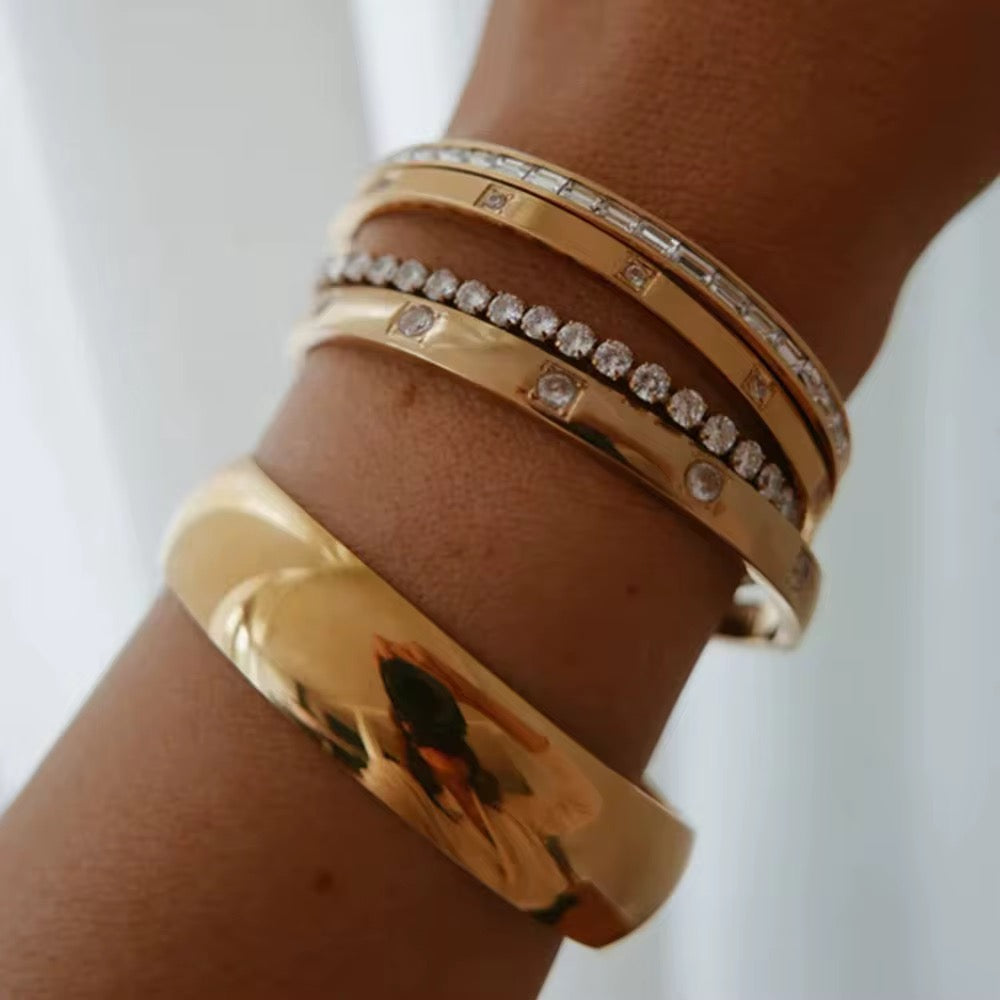 Bracelete Calyros - Banhado a Ouro 18K