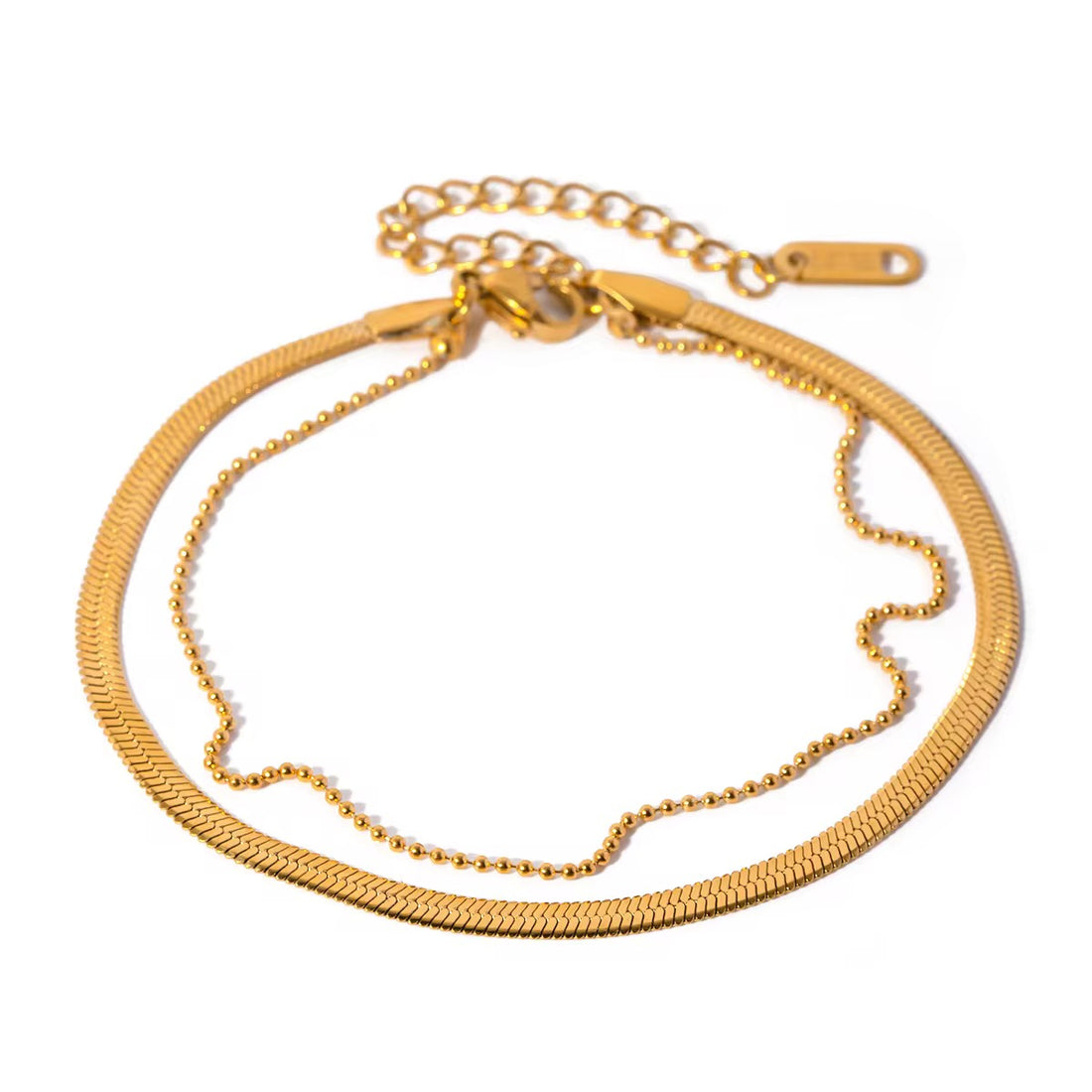 Tornozeleira Elyssrae - Banhada a Ouro 18K