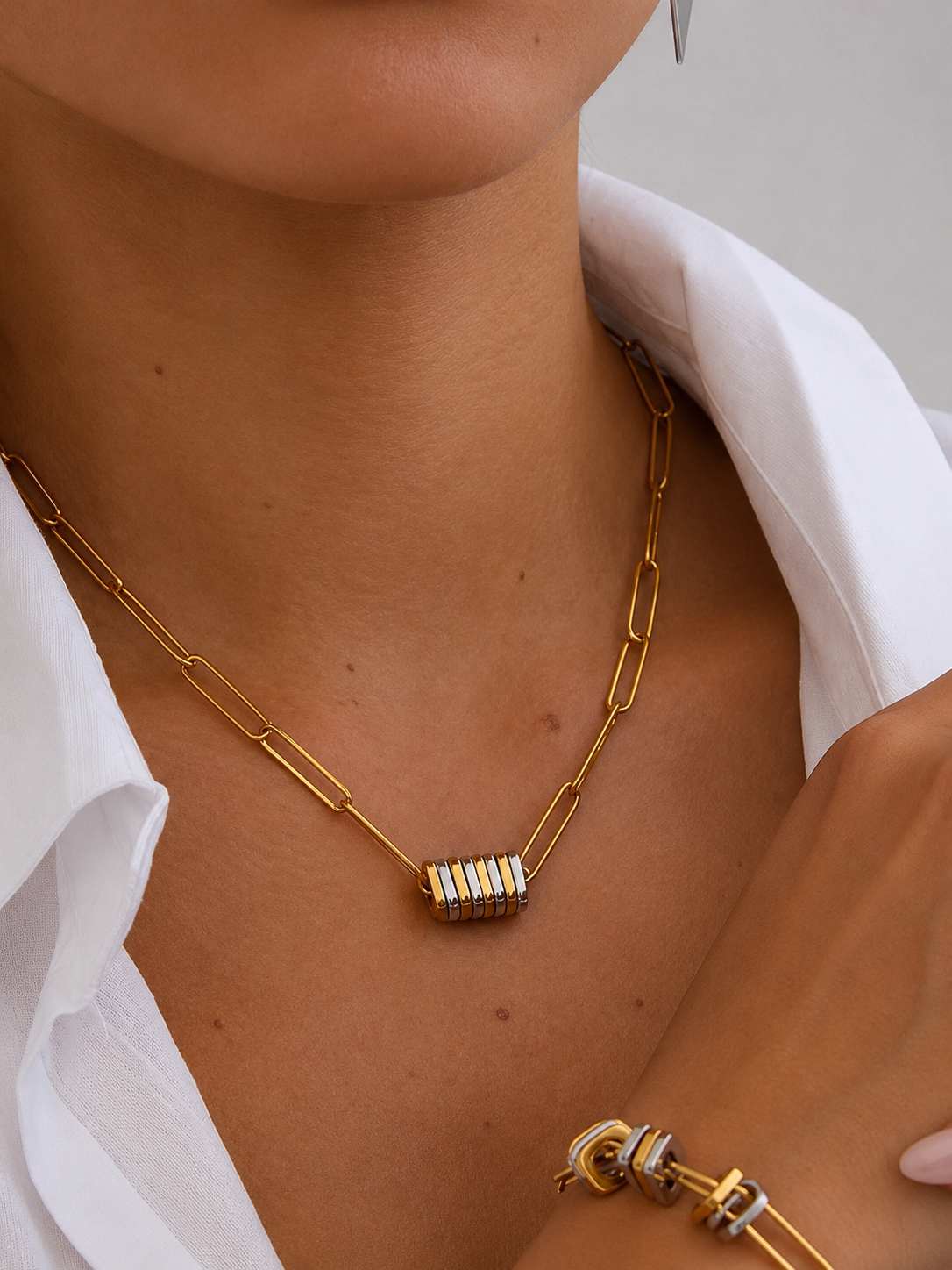 Colar Calenne - Banhado a Ouro 18K