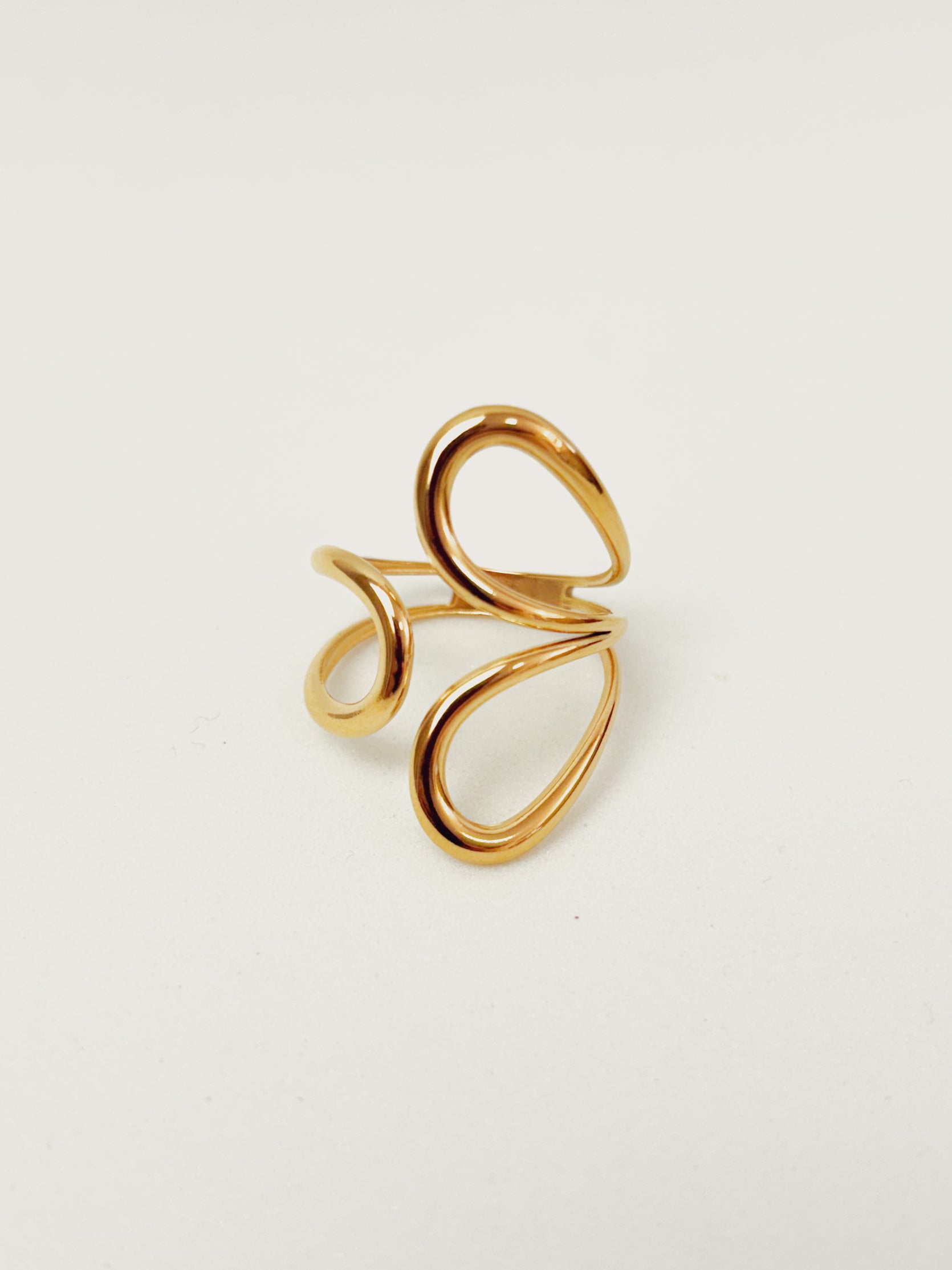 Anel Cylara - Banhado a Ouro 18K