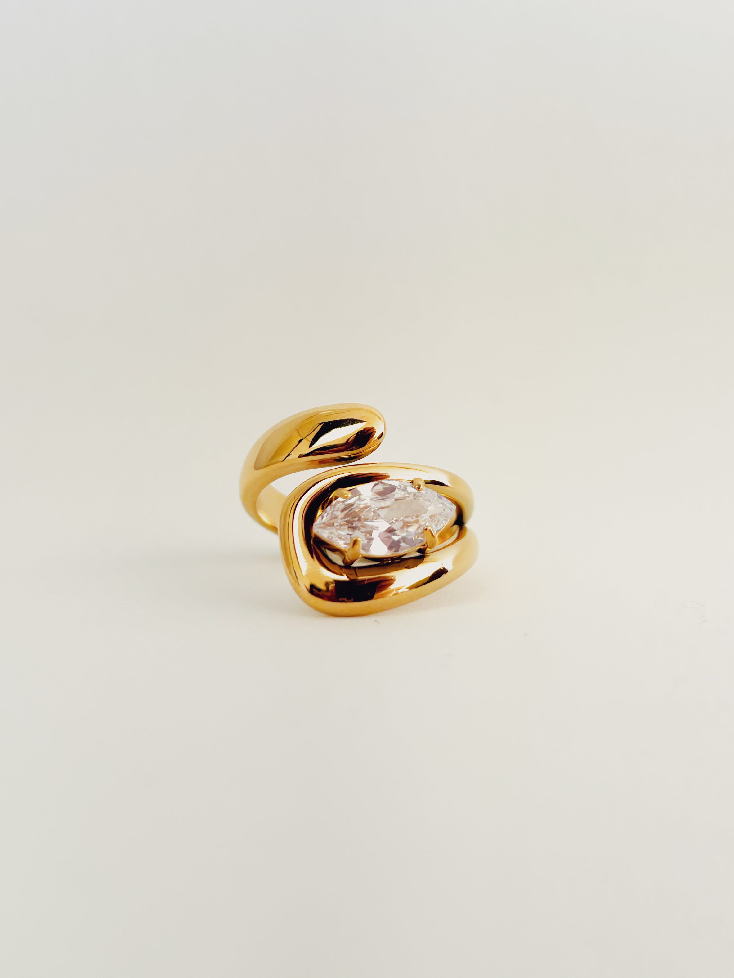 Anel Veronnea - Banhado a Ouro 18K