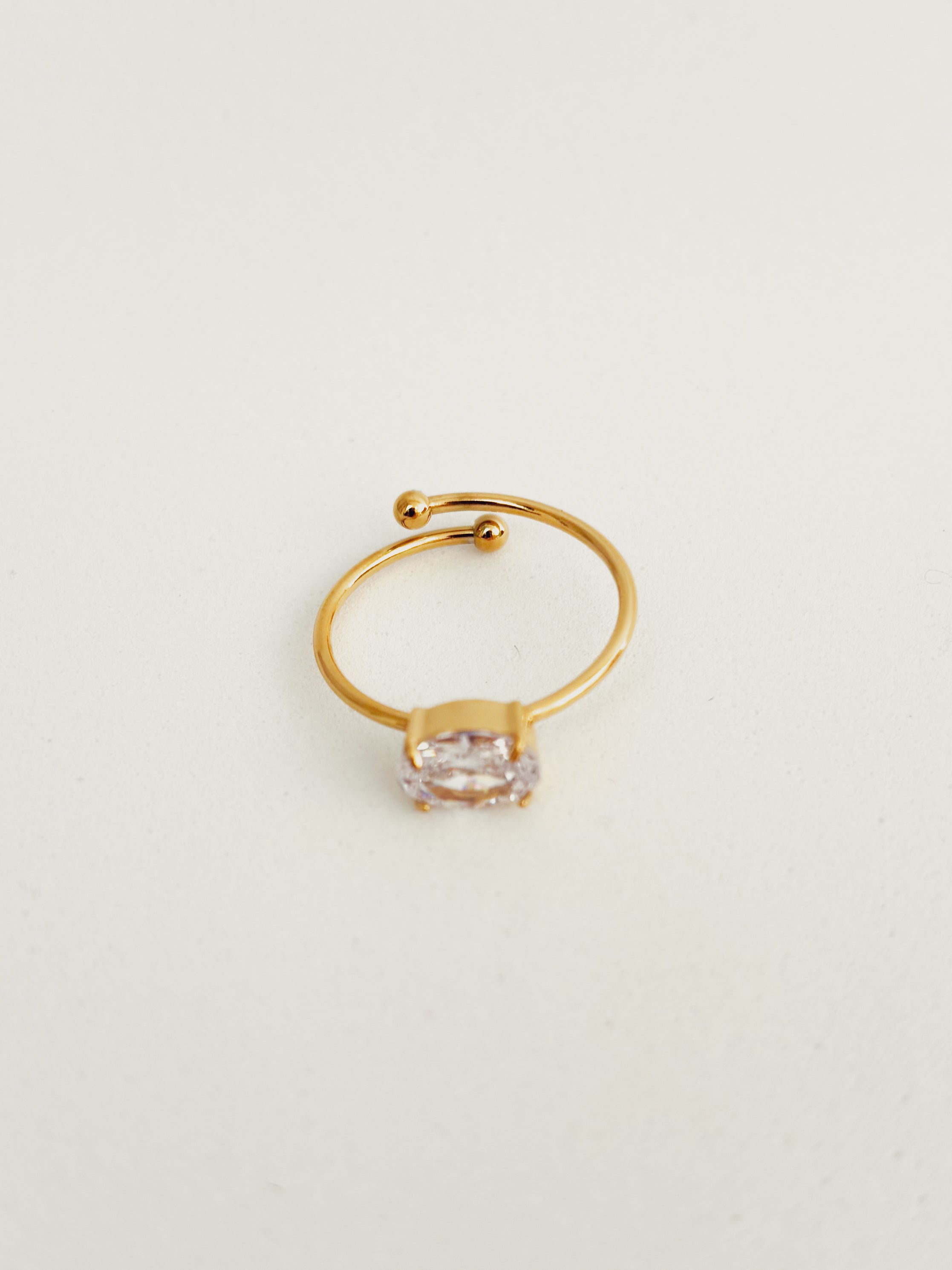 Anel Cyralis - Banhado a Ouro 18K
