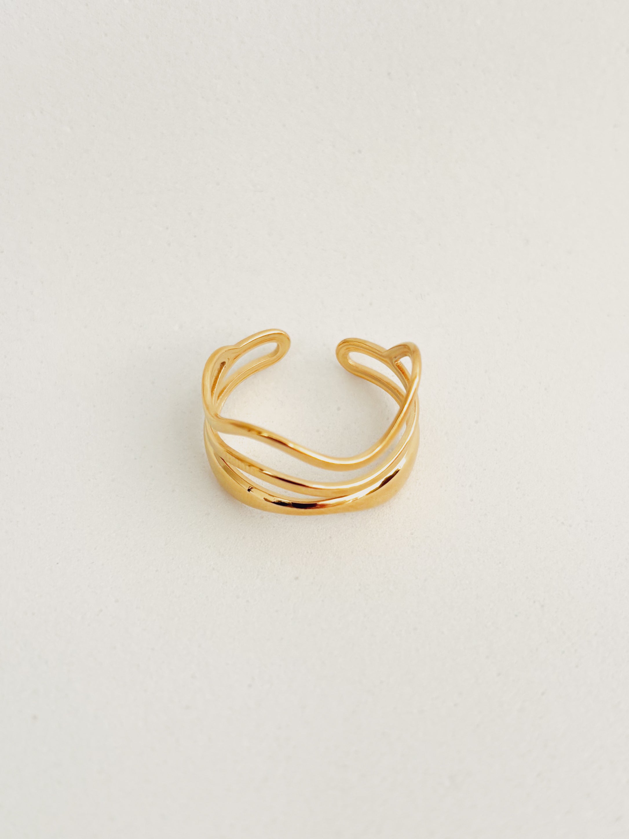 Anel Venlyra - Banhado a Ouro 18K