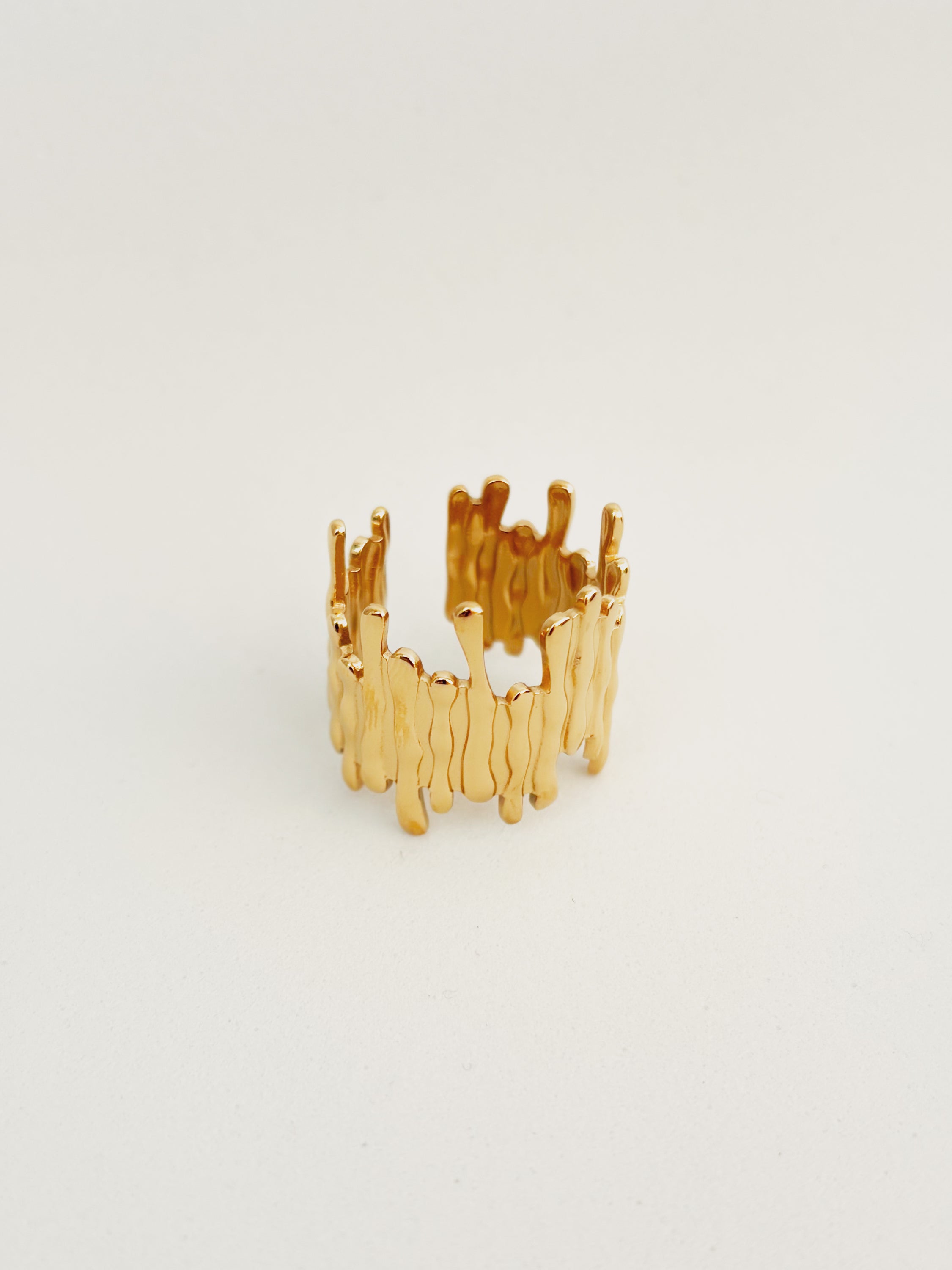 Anel Aerionne - Banhado a Ouro 18K