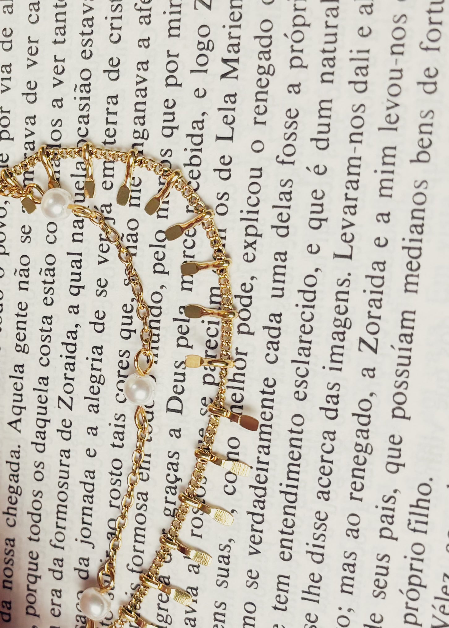 Tornozeleira Lumira - Banhada a Ouro 18K