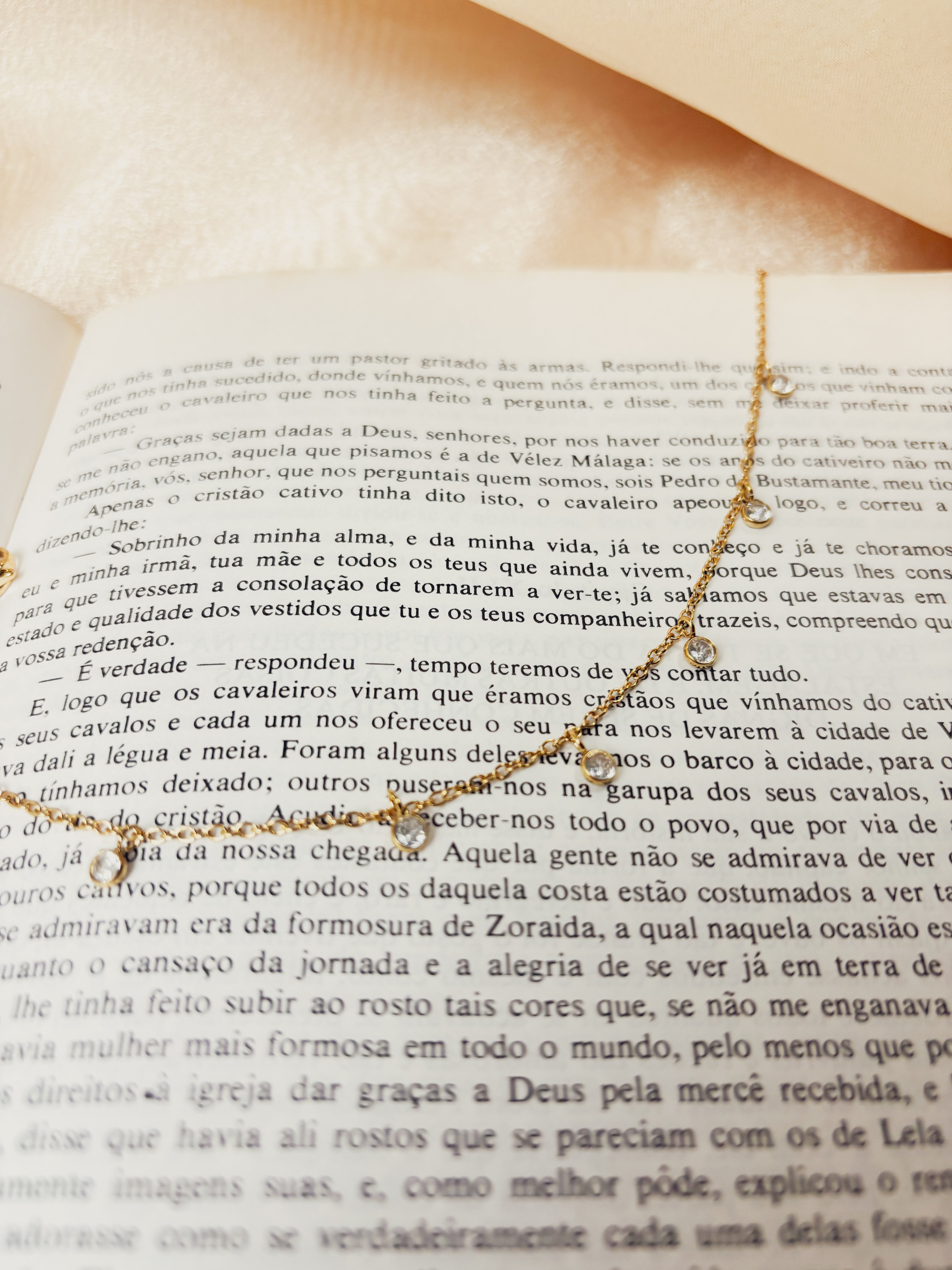 Tornozeleira Vénedra - Banhada a Ouro 18K