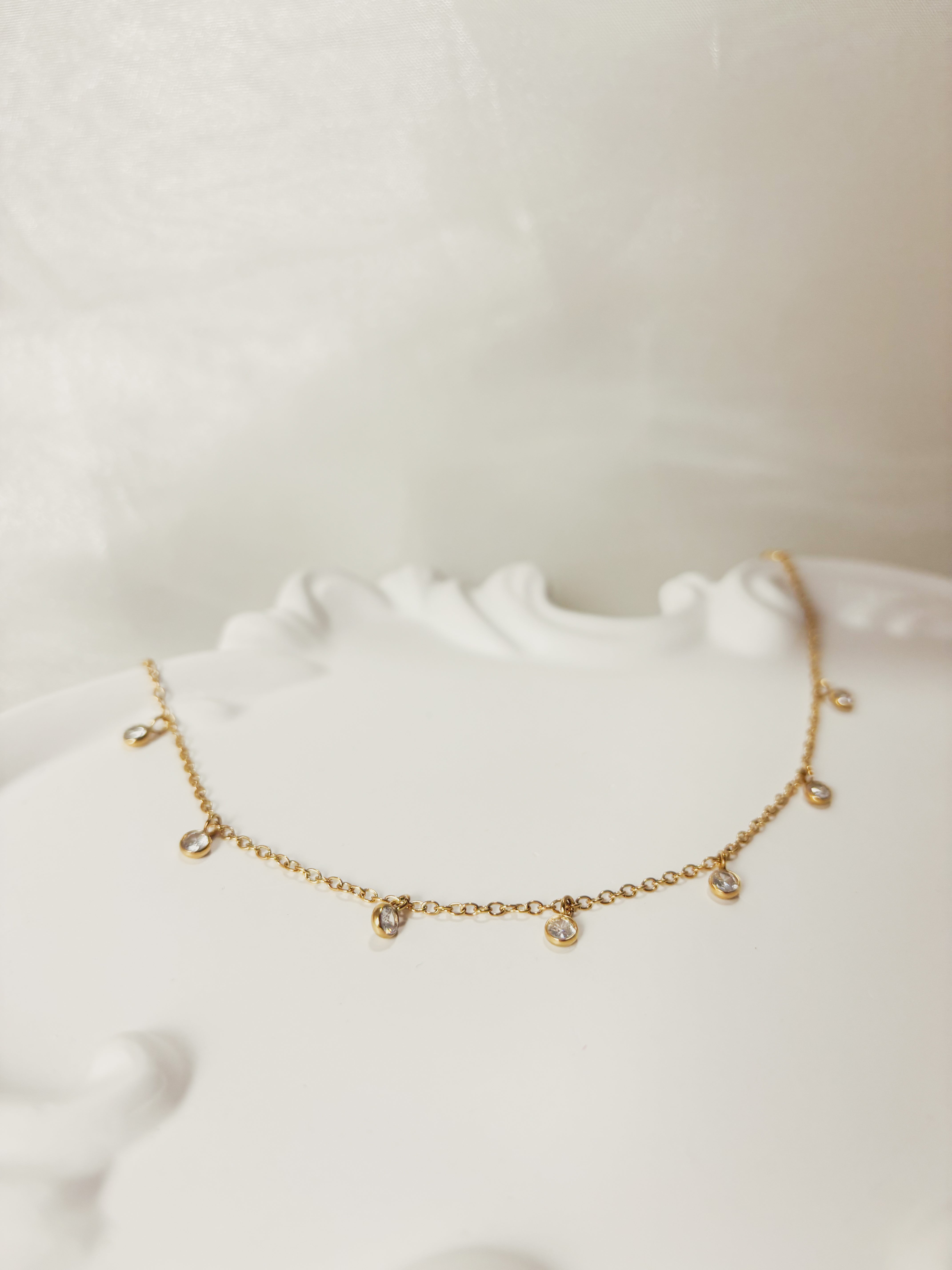 Tornozeleira Vénedra - Banhada a Ouro 18K