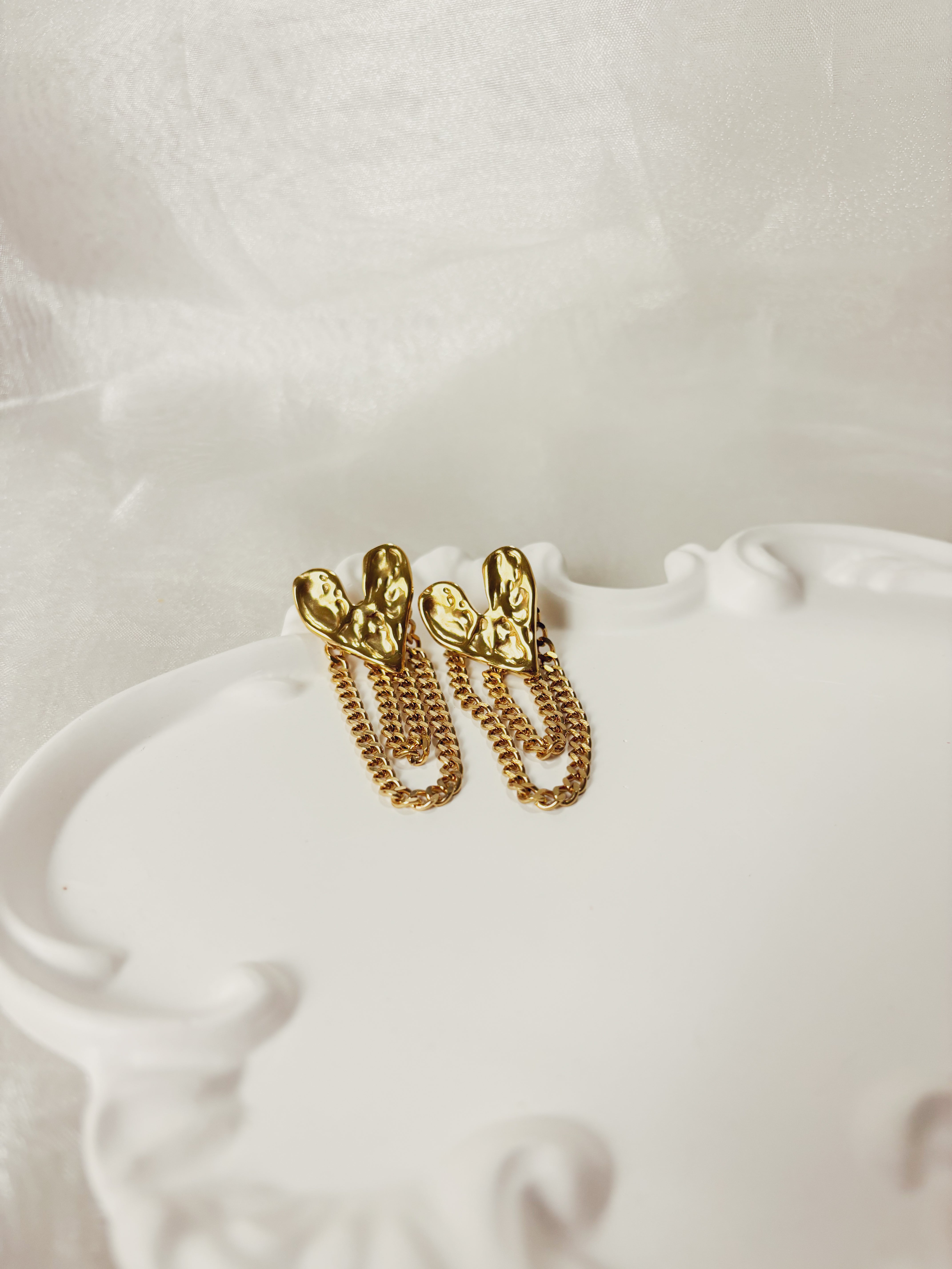 Brinco Luviane - Banhado a Ouro 18K