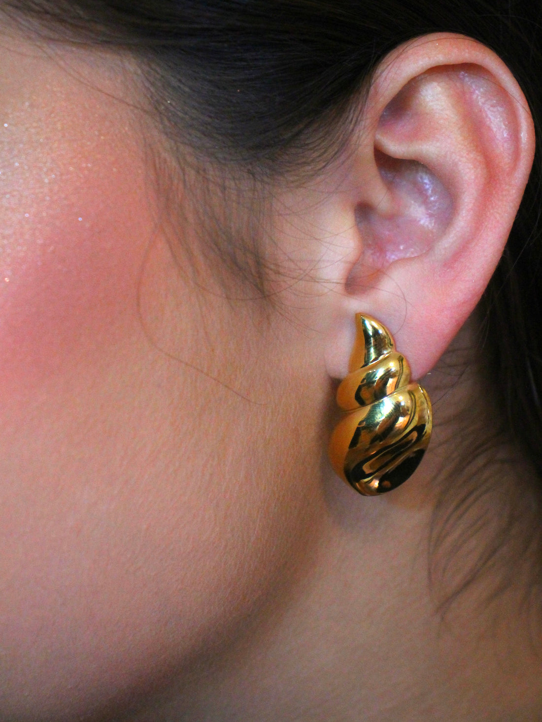 Brinco Quirelia - Banhado a Ouro 18K