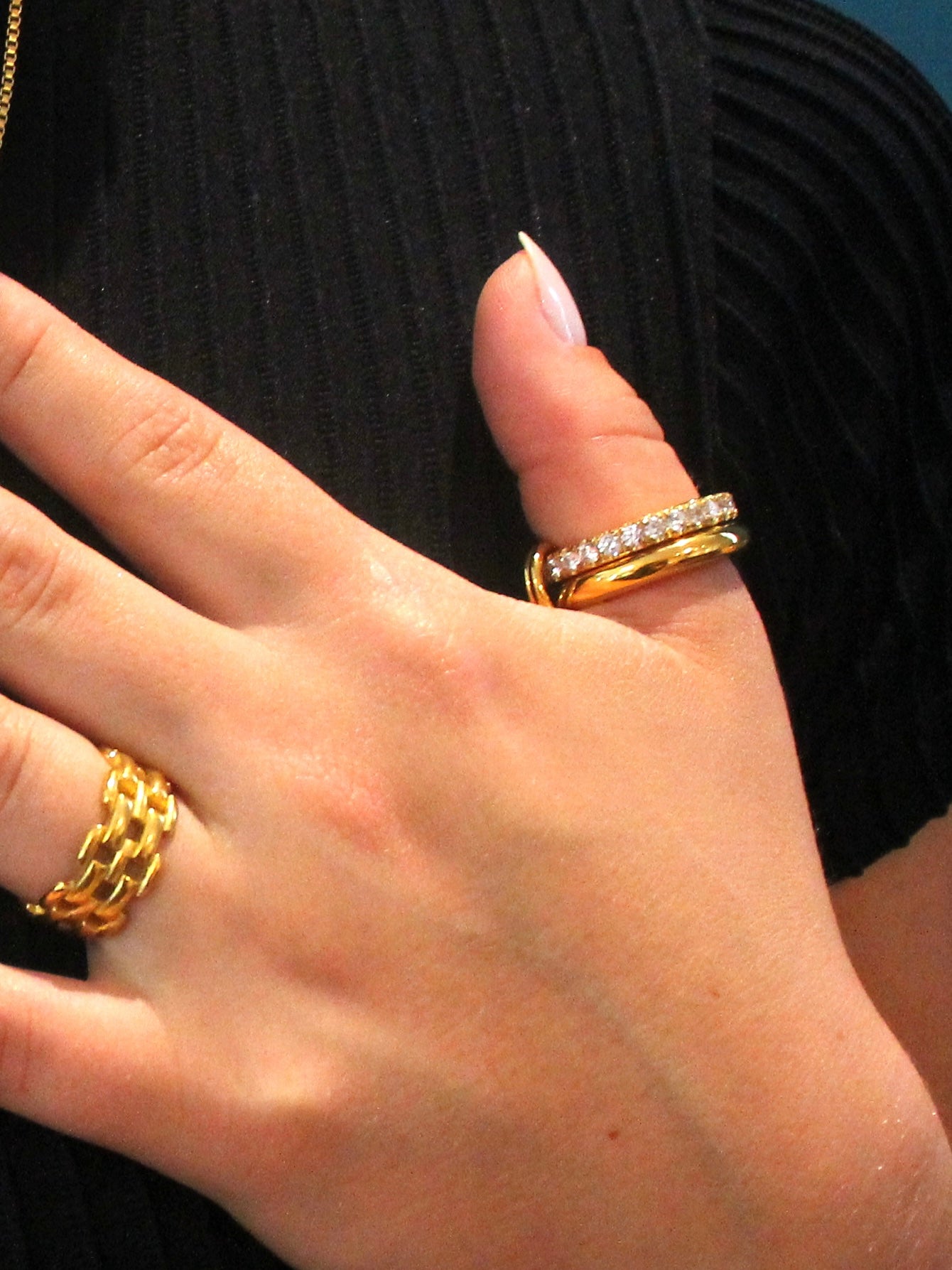 Anel Cytherra - Banhado a Ouro 18K