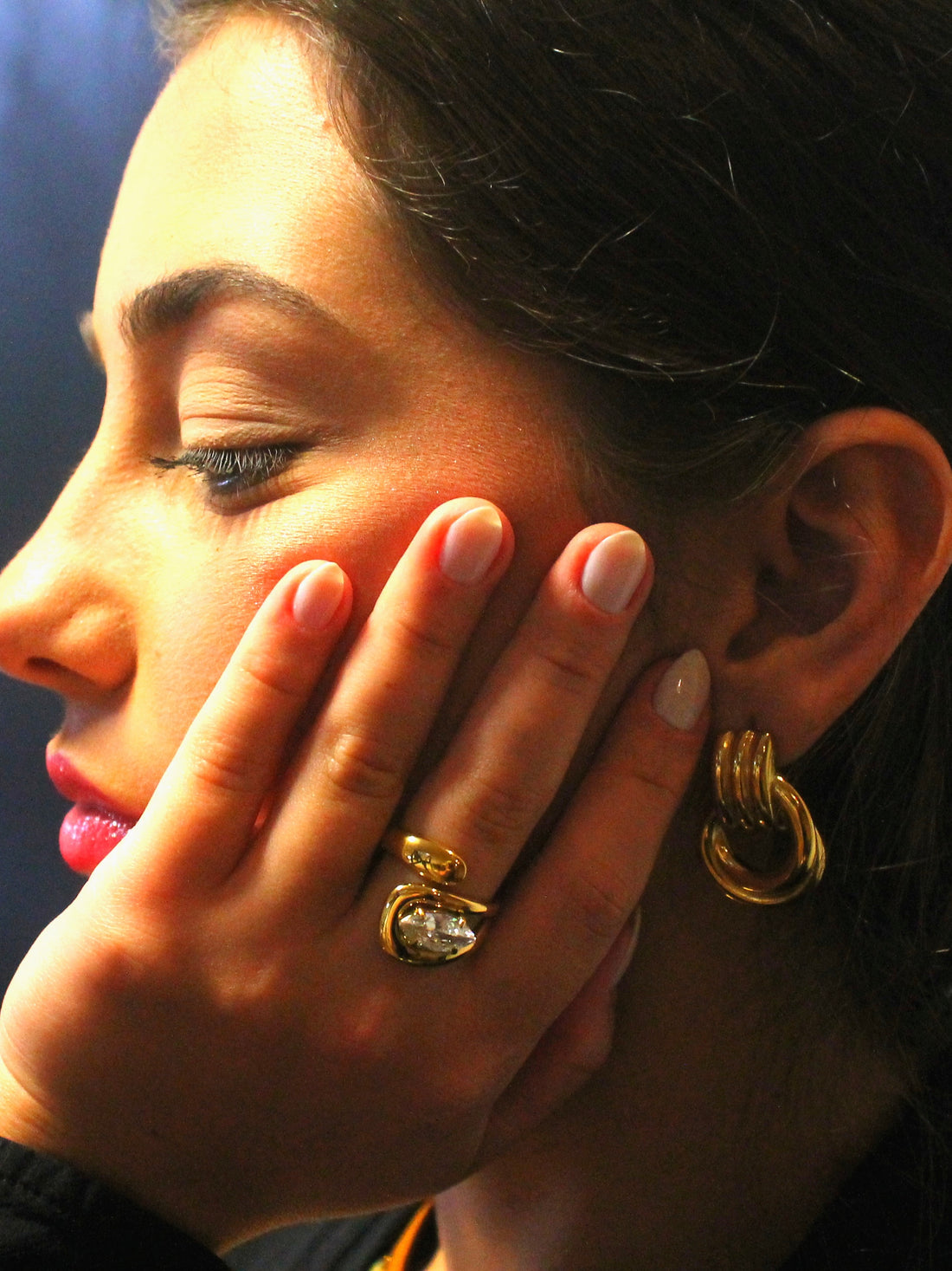 Anel Veronnea - Banhado a Ouro 18K