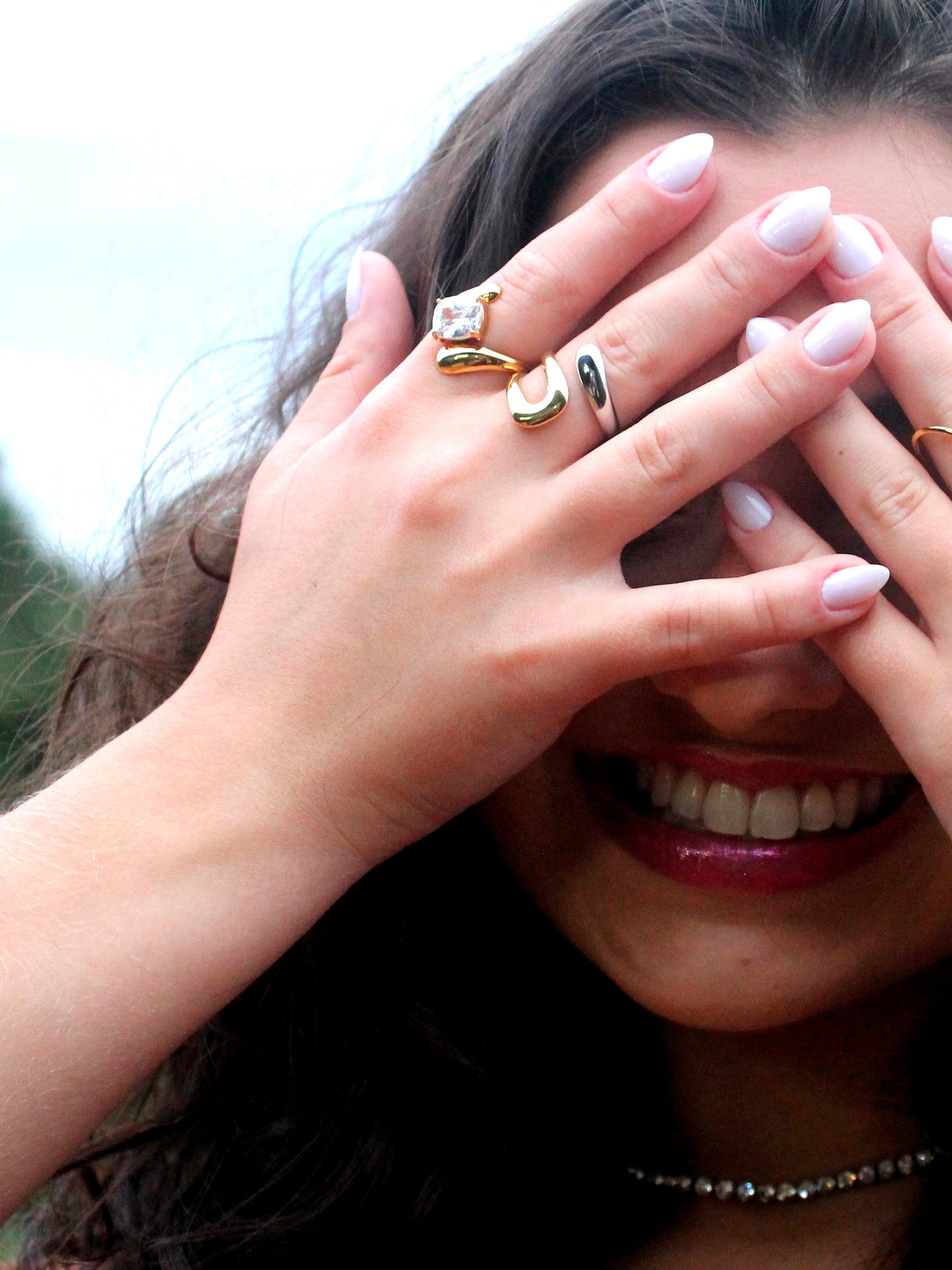 Anel Eryvon - Banhado a Ouro 18K