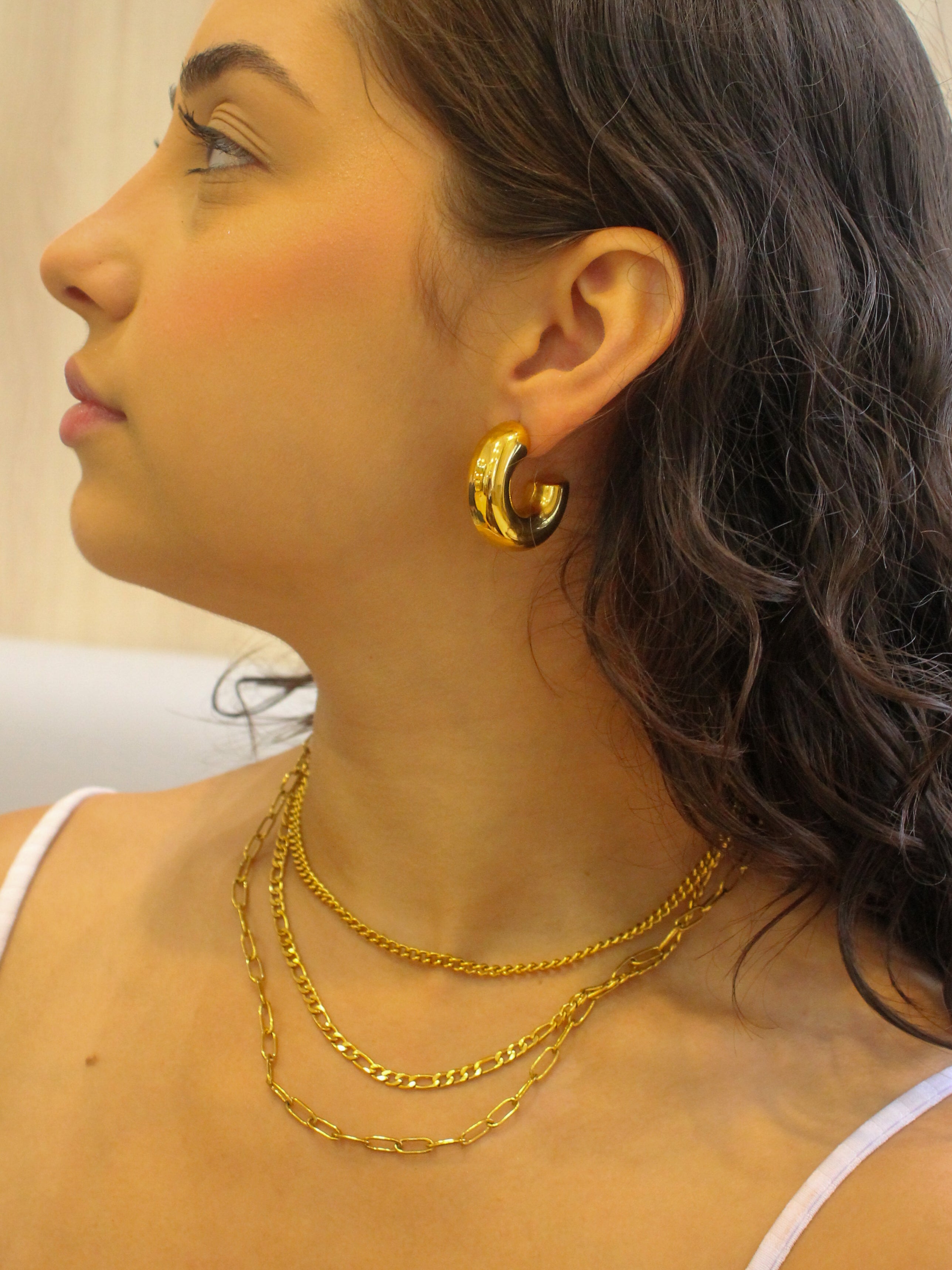 Brinco Astrynne - Banhado a Ouro 18K