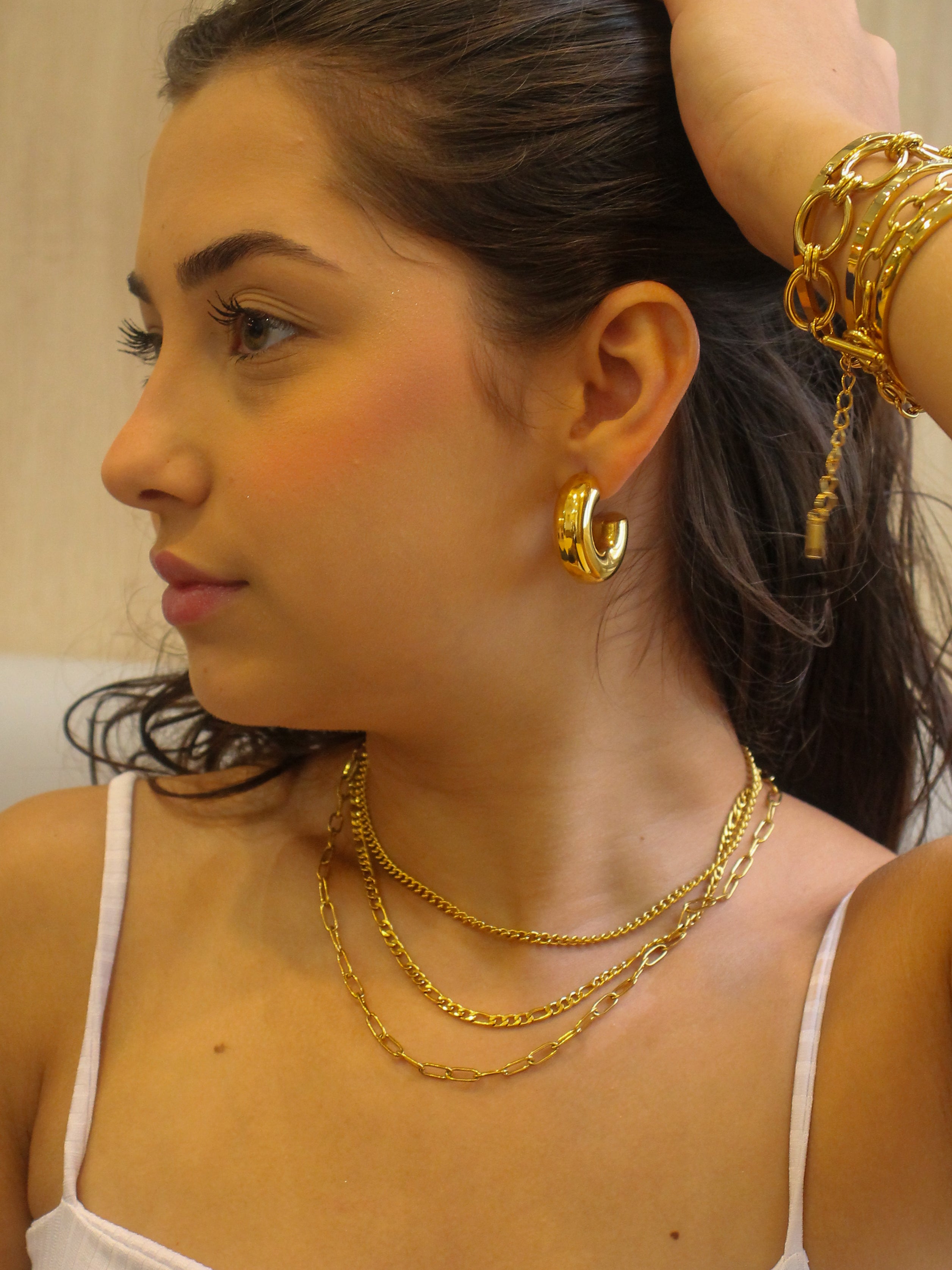 Brinco Astrynne - Banhado a Ouro 18K