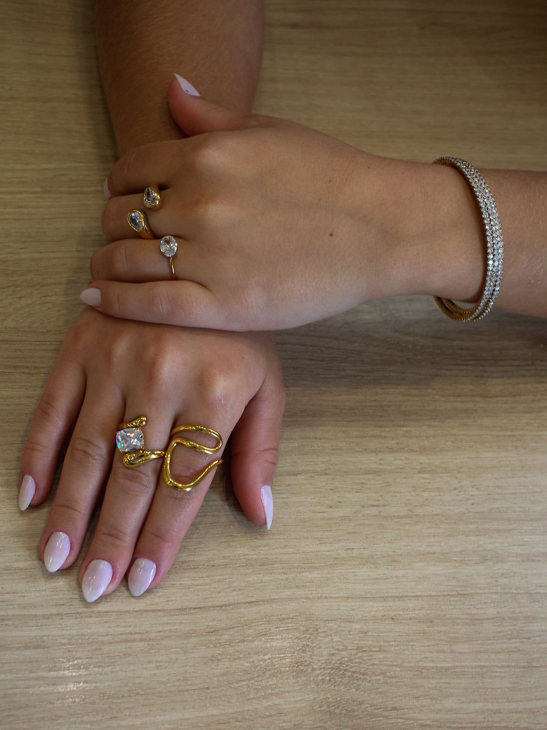 Anel Solyxis - Banhado a Ouro 18K