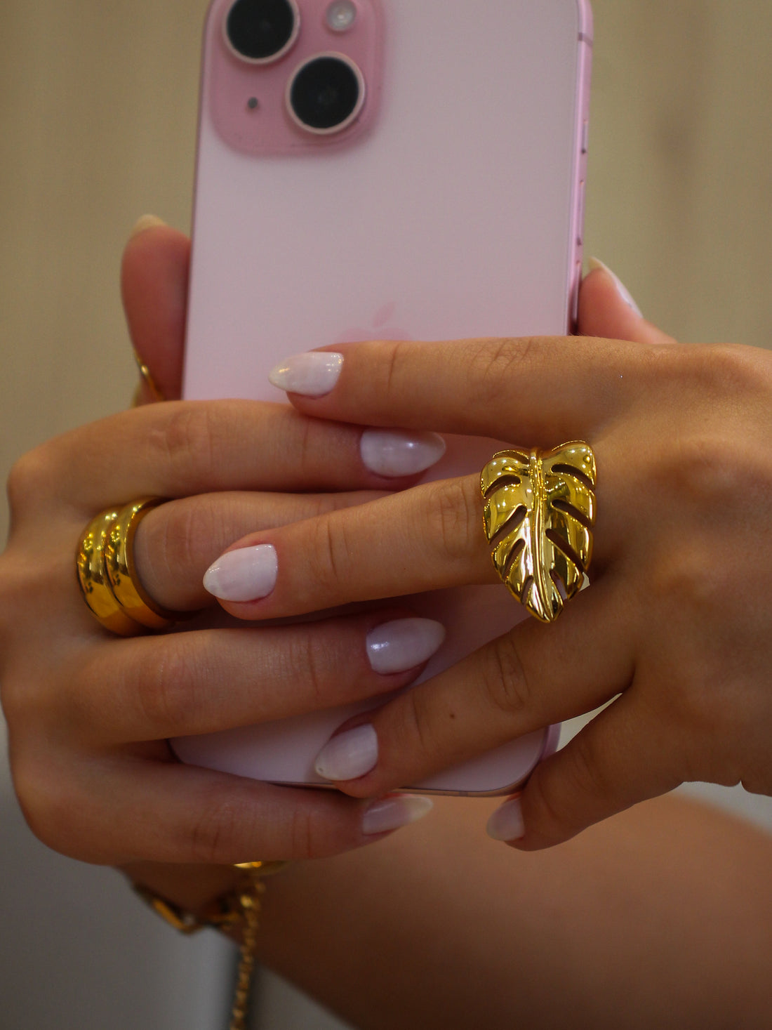 Anel Frorallis - Banhado a Ouro 18K