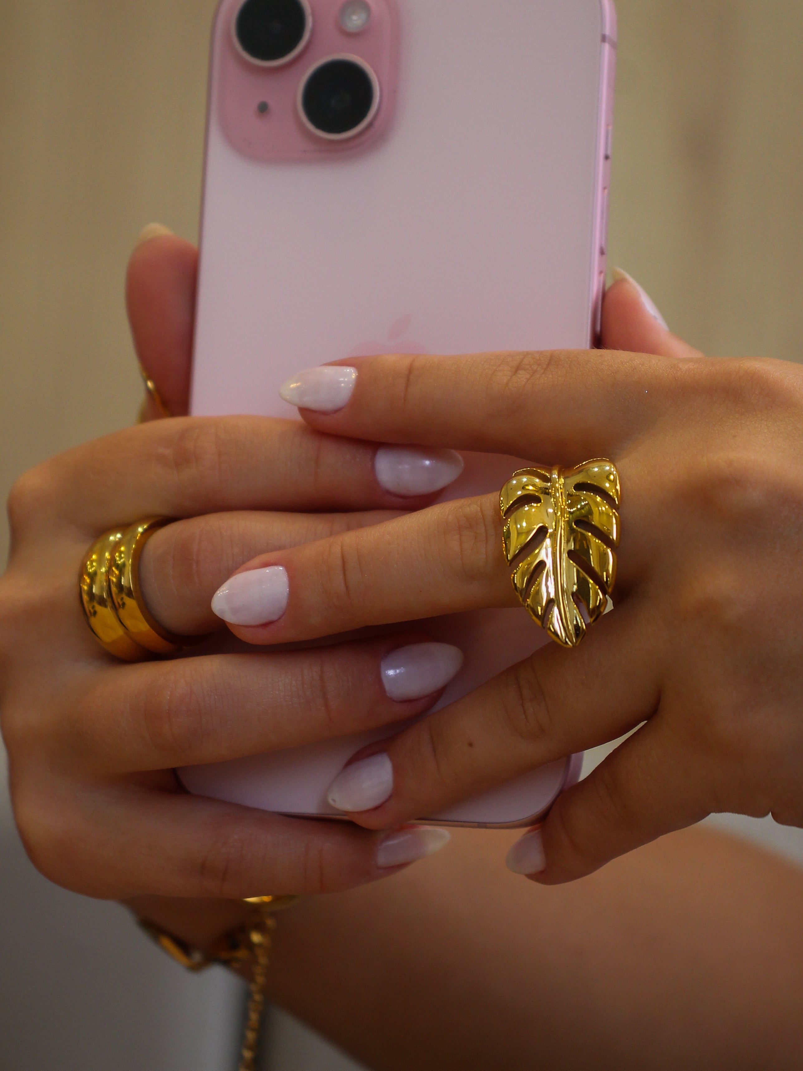 Anel Frorallis - Banhado a Ouro 18K