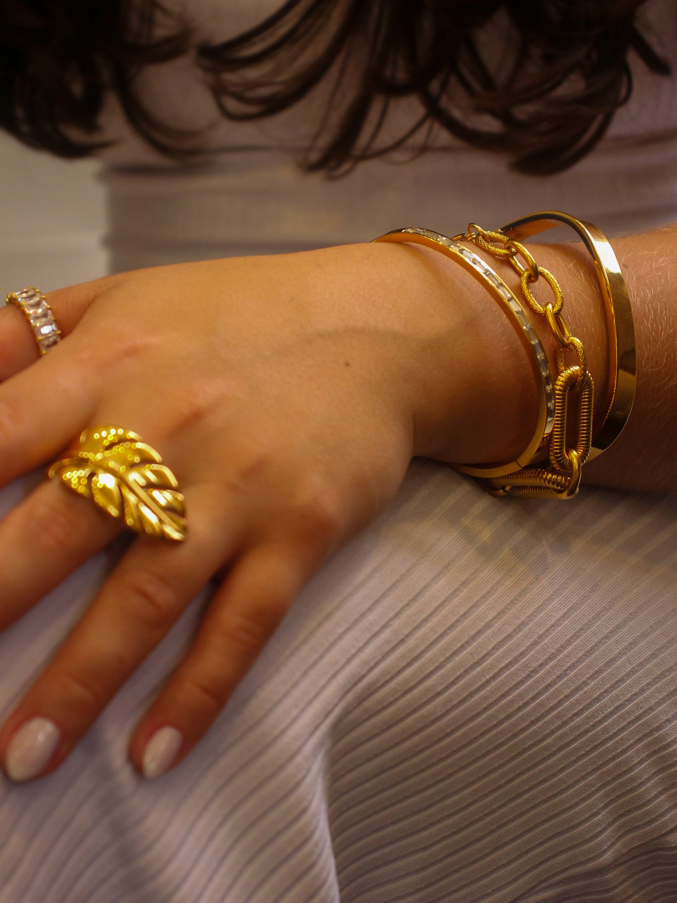 Bracelete Calyros - Banhado a Ouro 18K