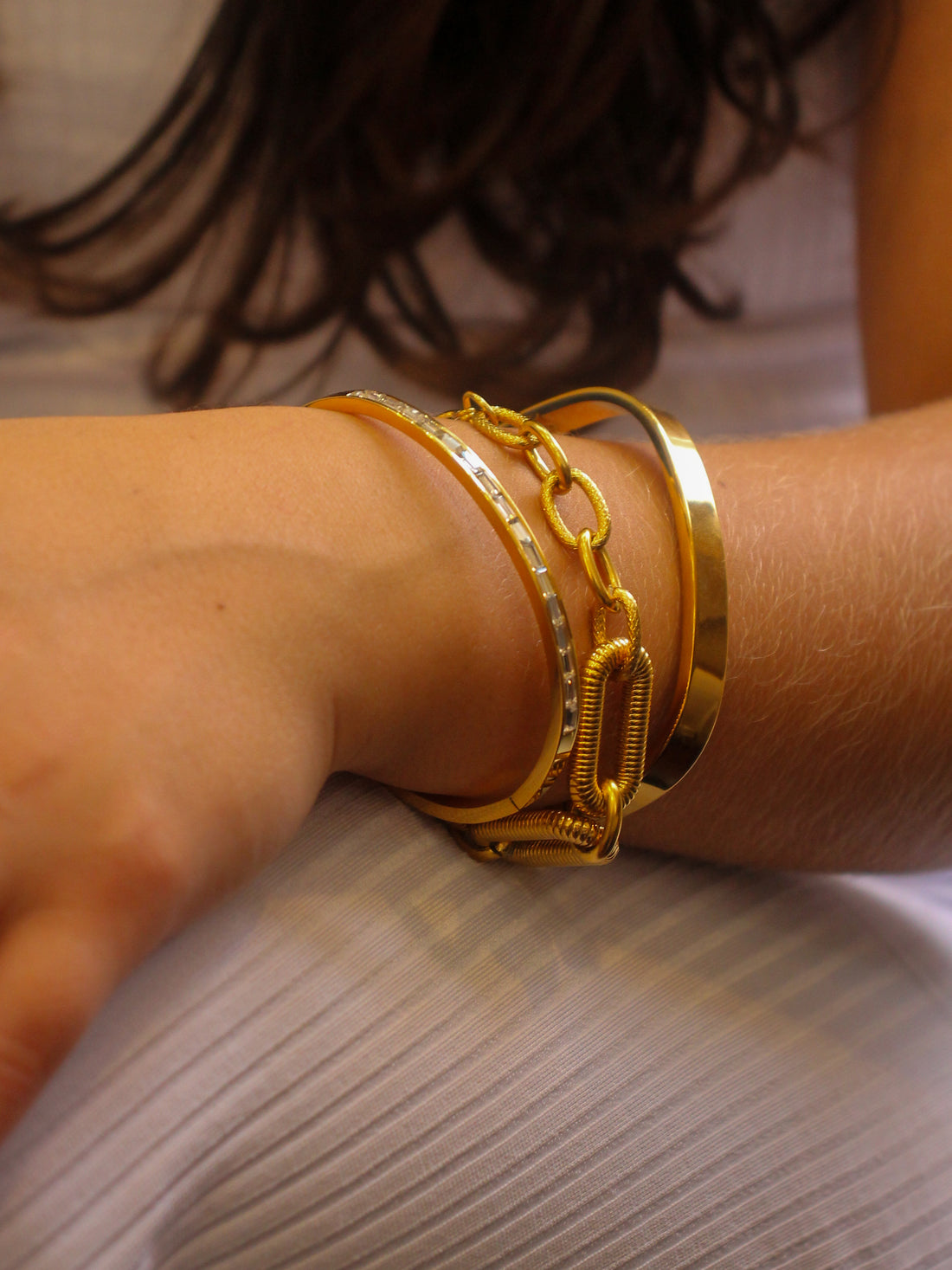 Bracelete Calyros - Banhado a Ouro 18K