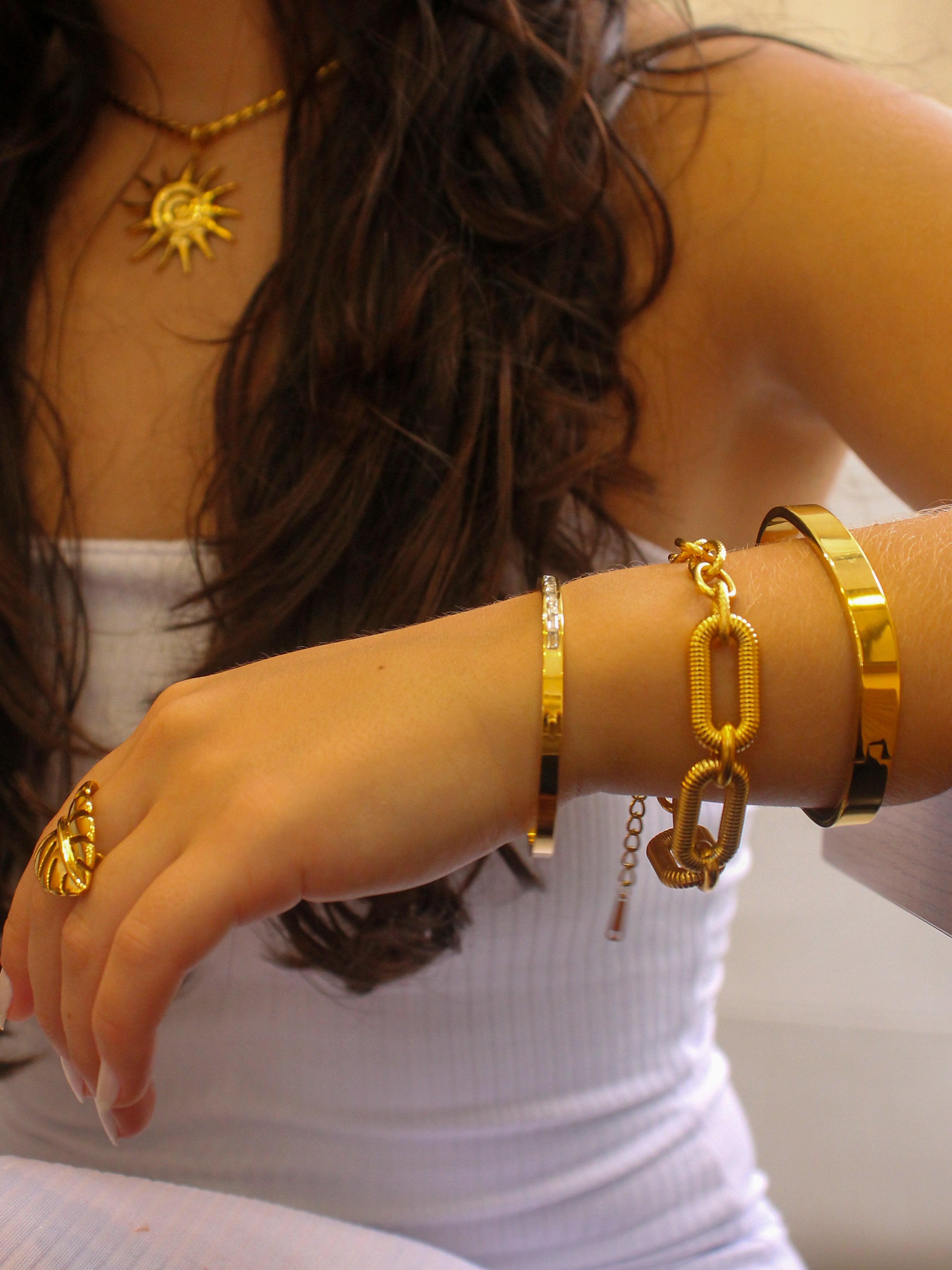 Pulseira Solynor - Banhada a Ouro 18K