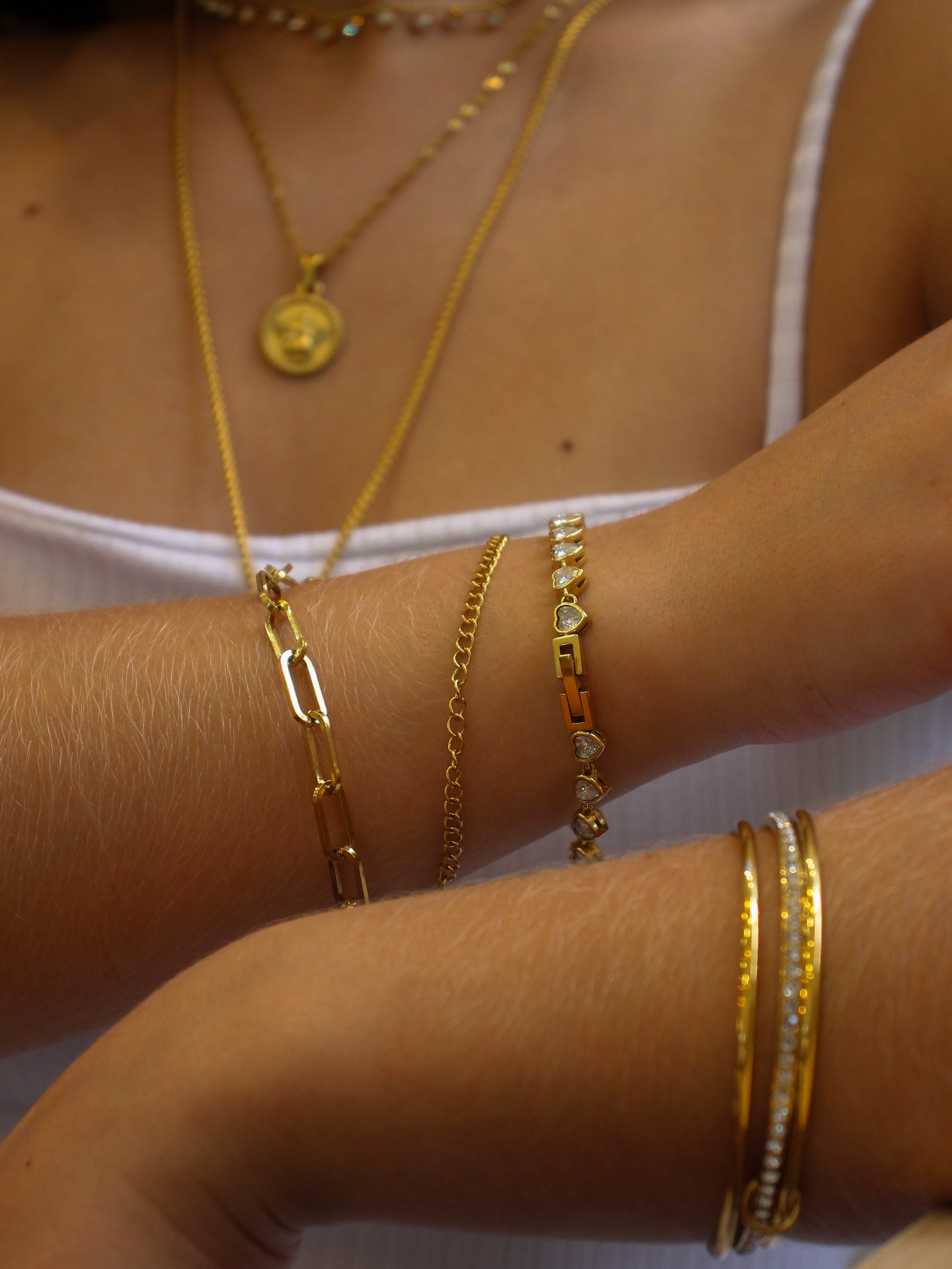 Pulseira Cyrine - Banhada a Ouro 18K