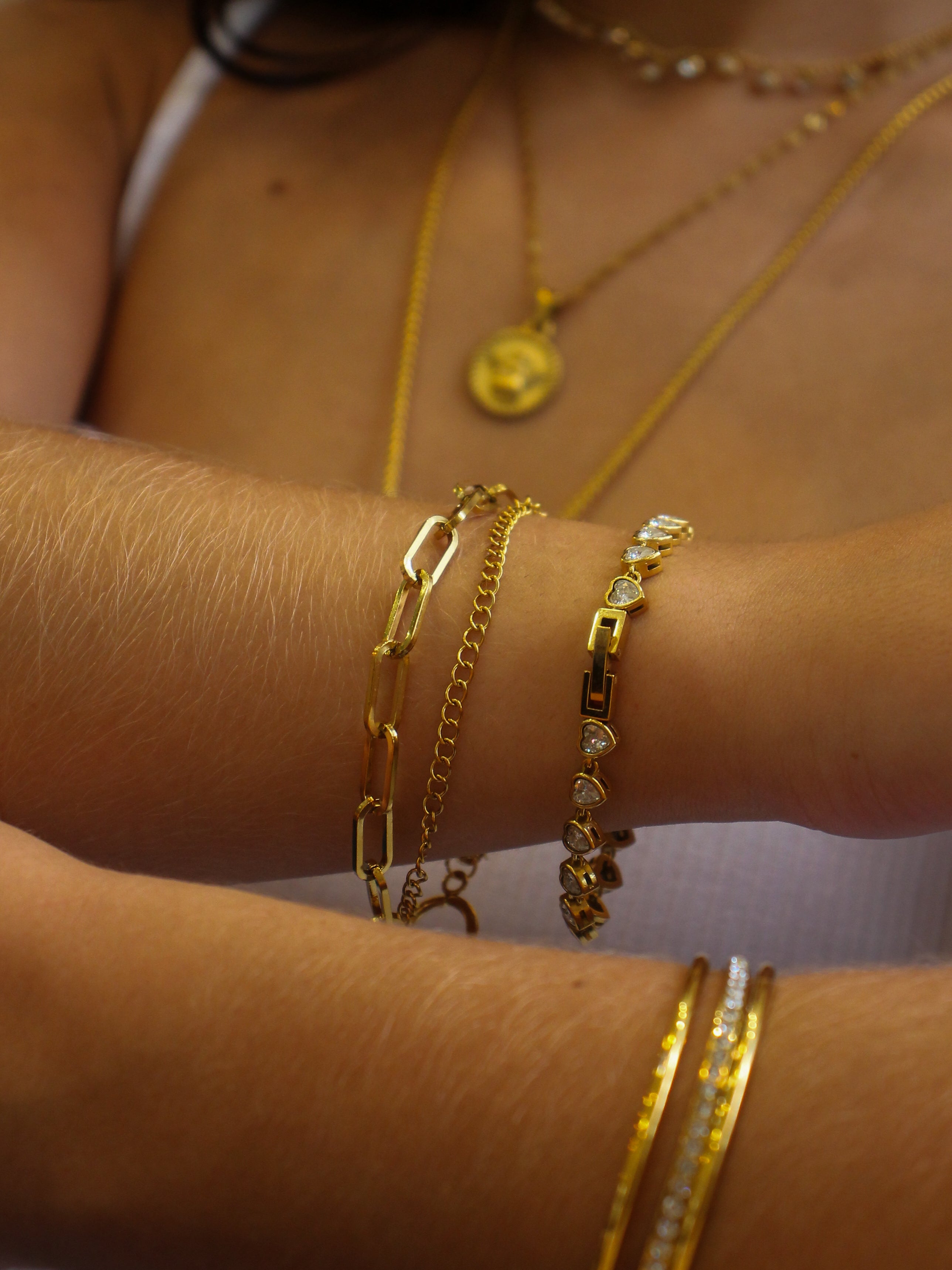 Pulseira Cyrine - Banhada a Ouro 18K