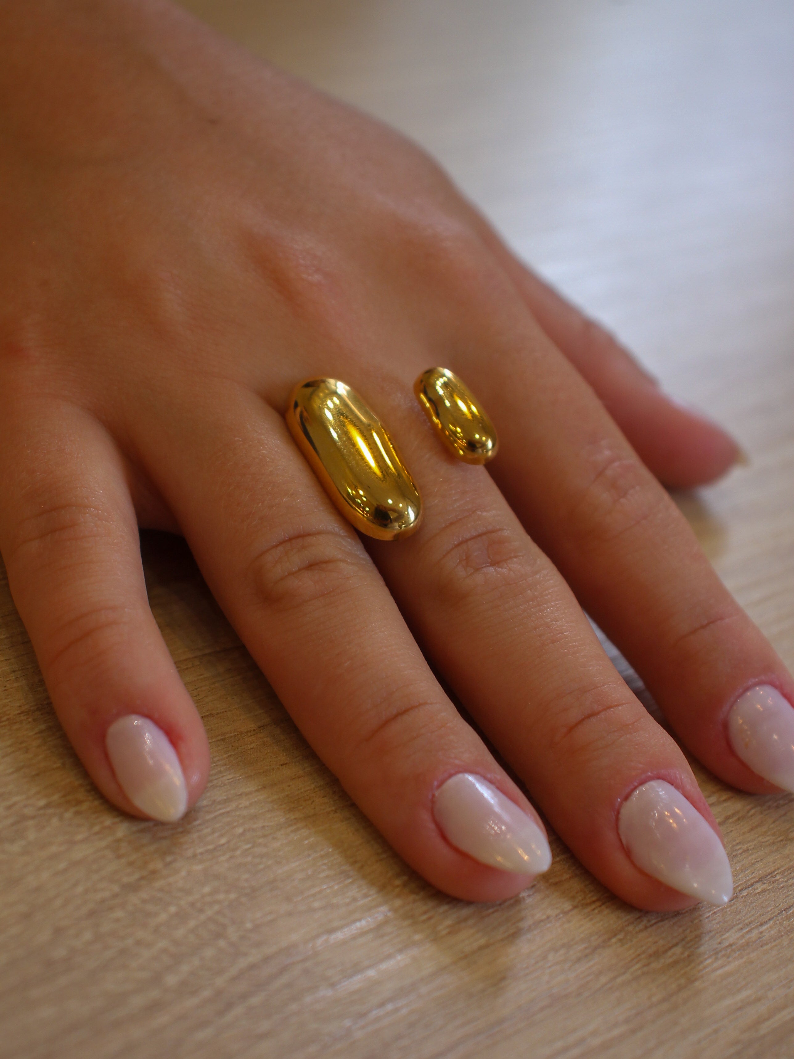 Anel Serenne - Banhado a Ouro 18K