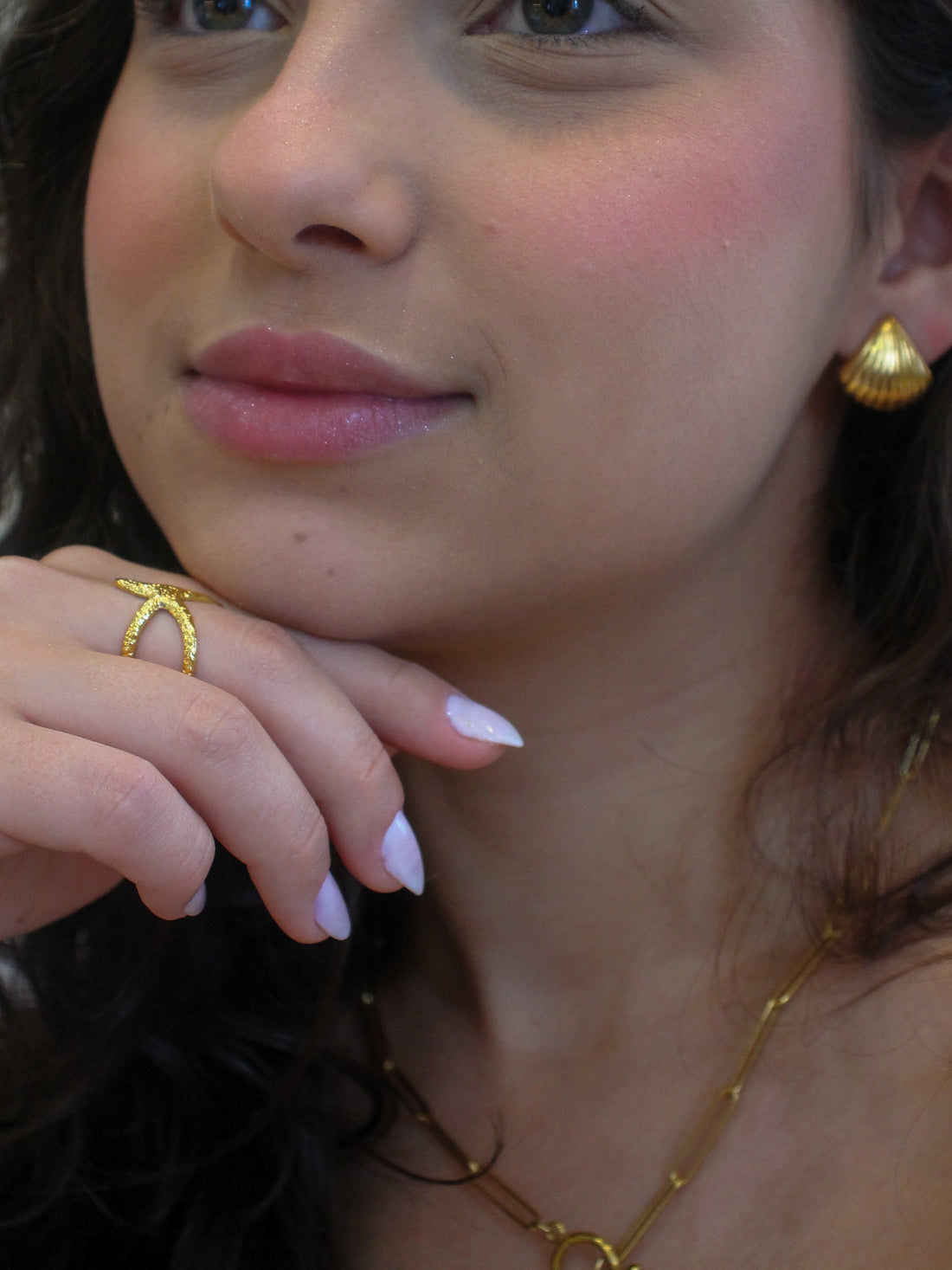 Anel Omnyra - Banhado a Ouro 18K