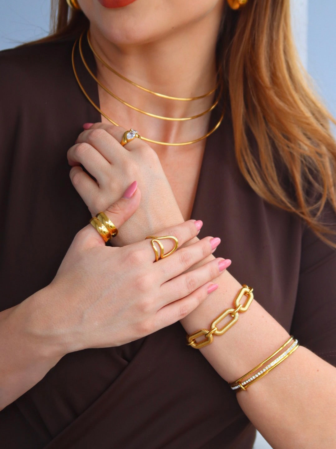 Colar Omelisse - Banhado a Ouro 18K